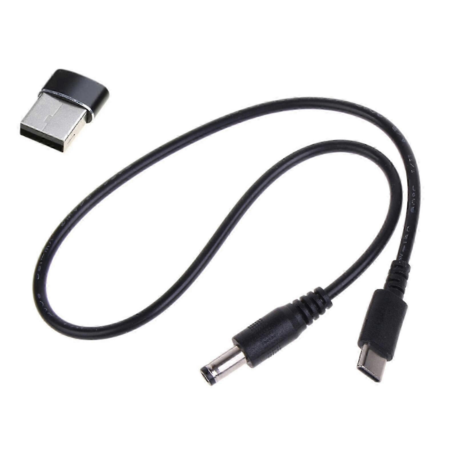 USB C Charging Cable for Electronics,DC5.5x2.1mm Output, High Efficiency Adapter High Reliability Charging