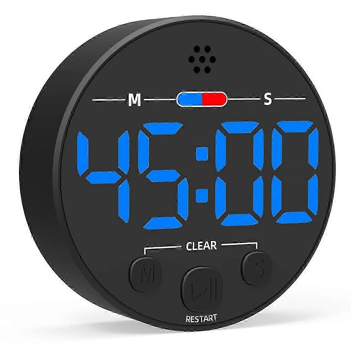 Kitchen timer with LED display for precise timing