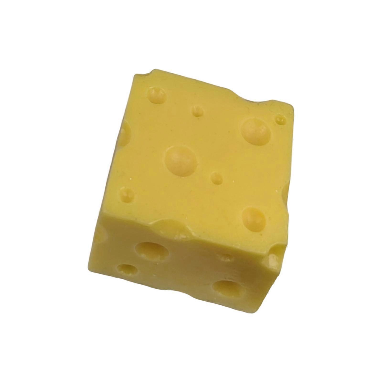 Artificial Cheddar Crafted From User Friendly Resin Perfect For Retail Displays Multicolor