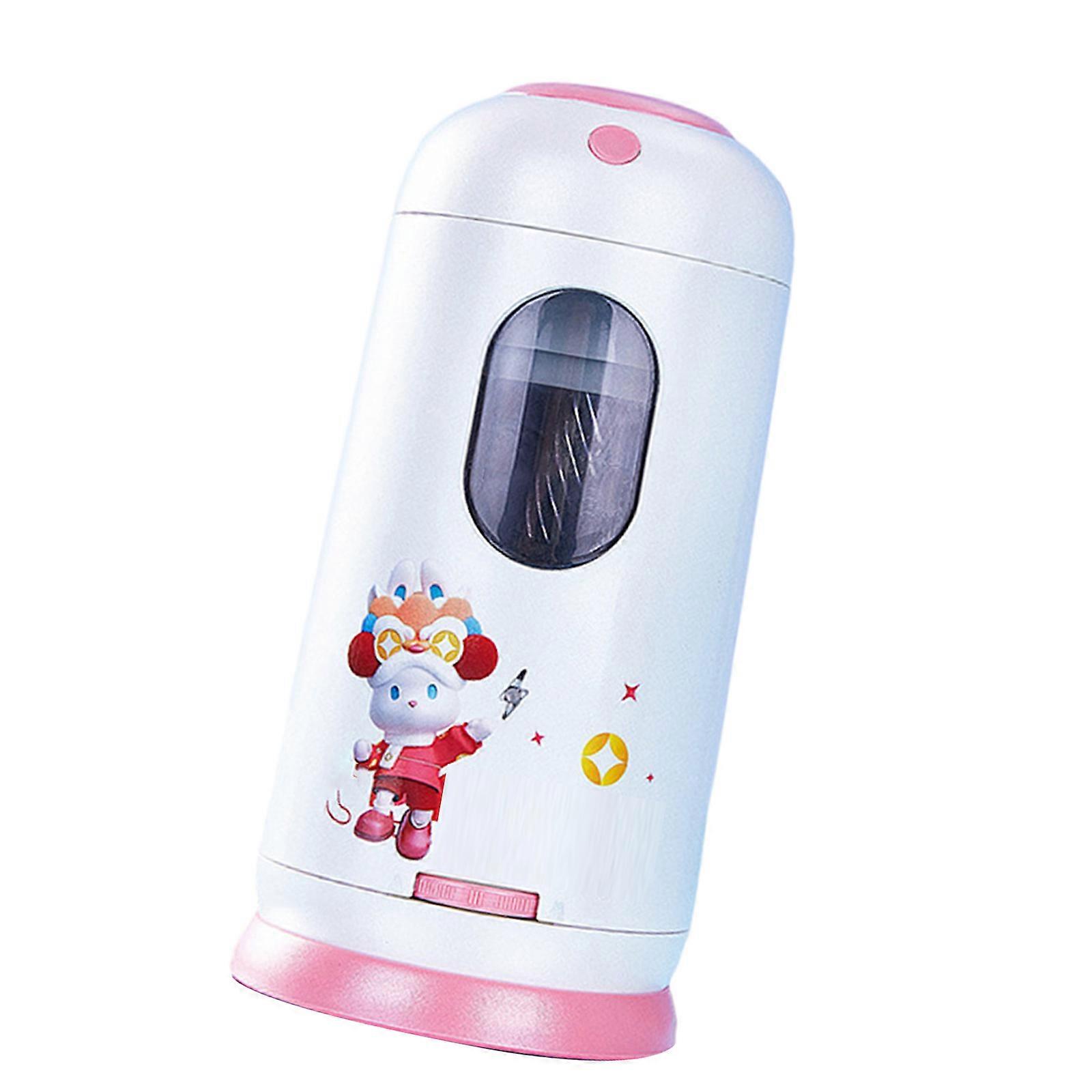 Operation Pencil Sharpener With Thick Thin Adjustment In Power Storage  Pink