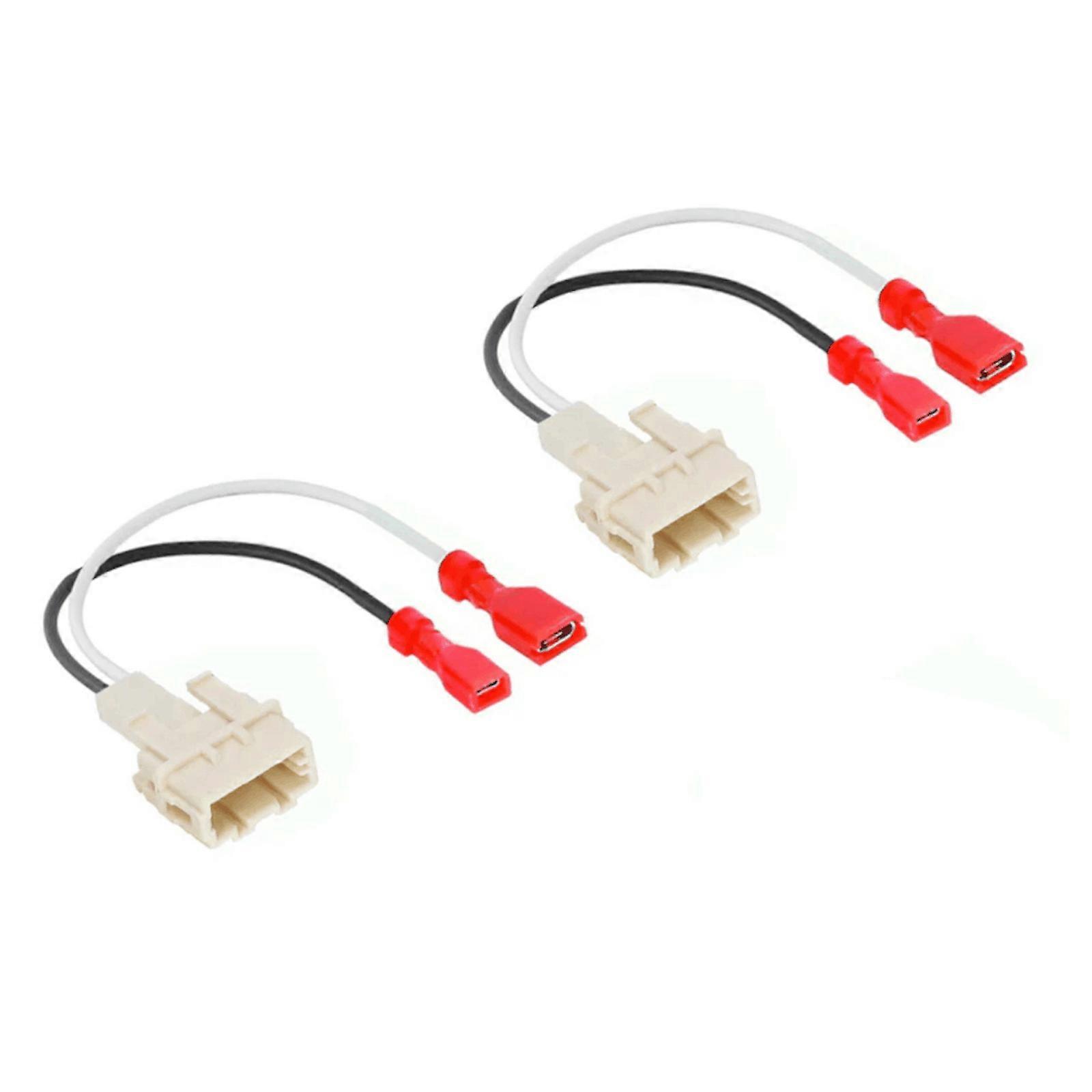 Speaker Harness Cable Quick Plugs Designs Stable Signal Output Heat Resistant Tool Free Auto Sound Wiring Harness for Car Multicolor