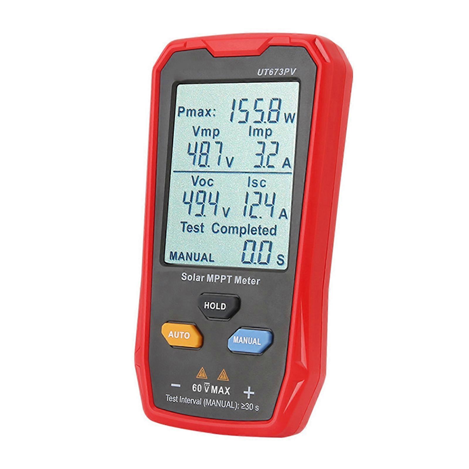 Open Circuit Voltage Troubleshooting Tool Solar Panel Tester 800W Photovoltaic Multimeter Solar MPPT Meter LCD Screen Multicolor