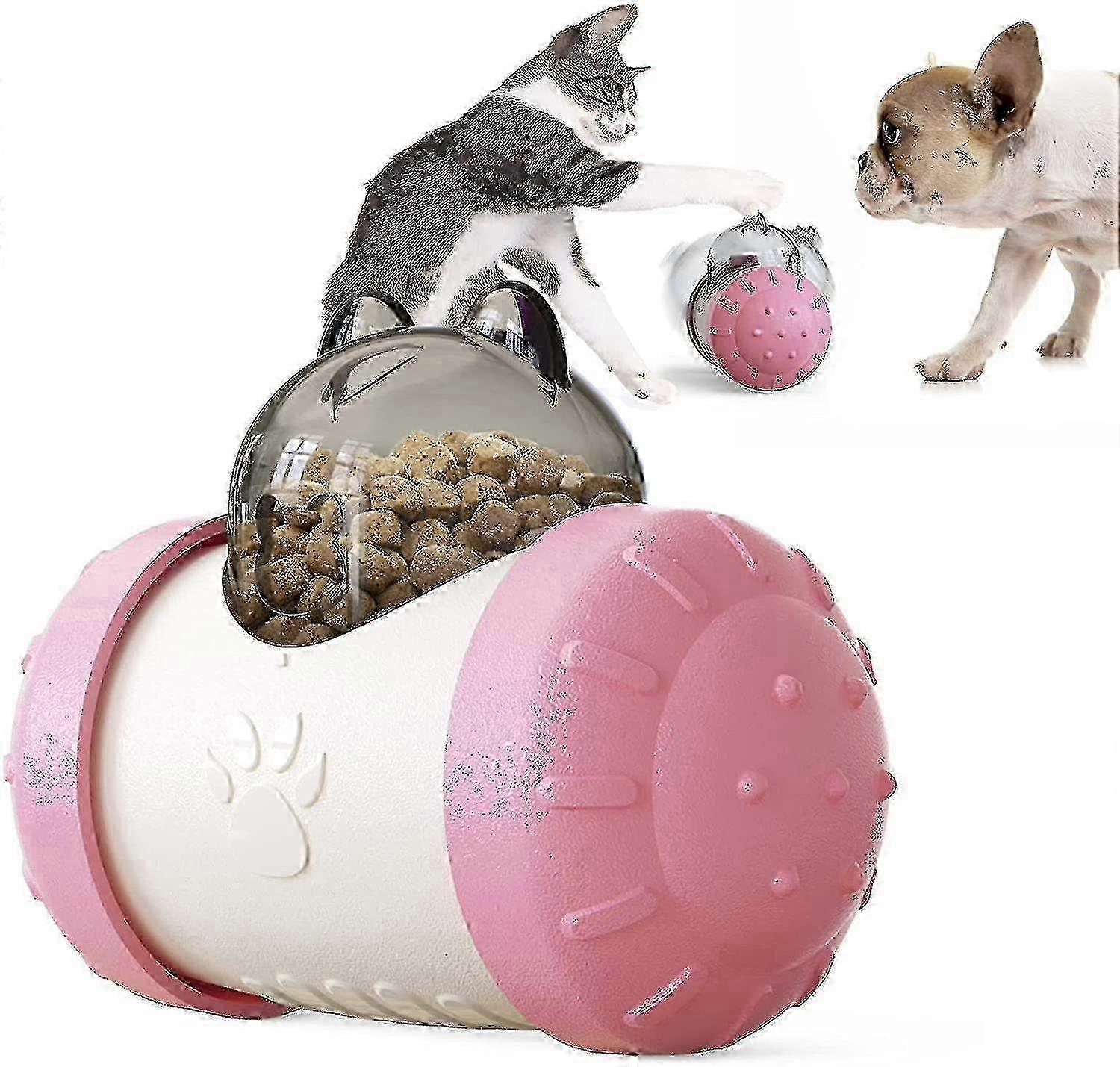 Interactive Cat Toy, Roc Dog Snack Dispenser, 2 In 1 Cat Toy Interactive Roc , For Slow