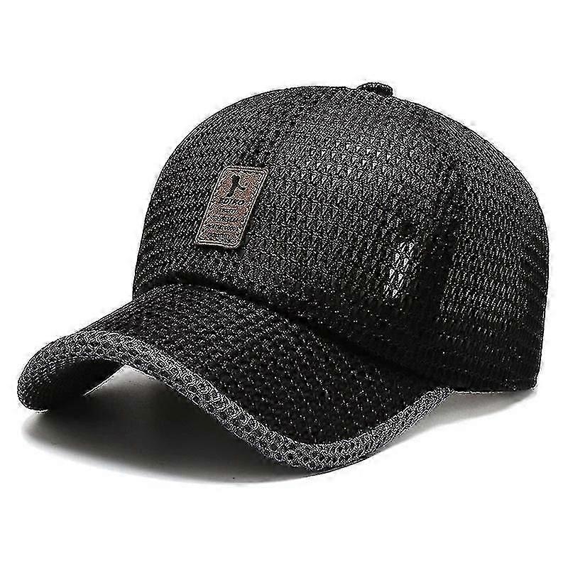 Summer Mesh Baseball Cap For Men Adjustable Breathable Quick Dry Running Caps Hat Baseball Cap