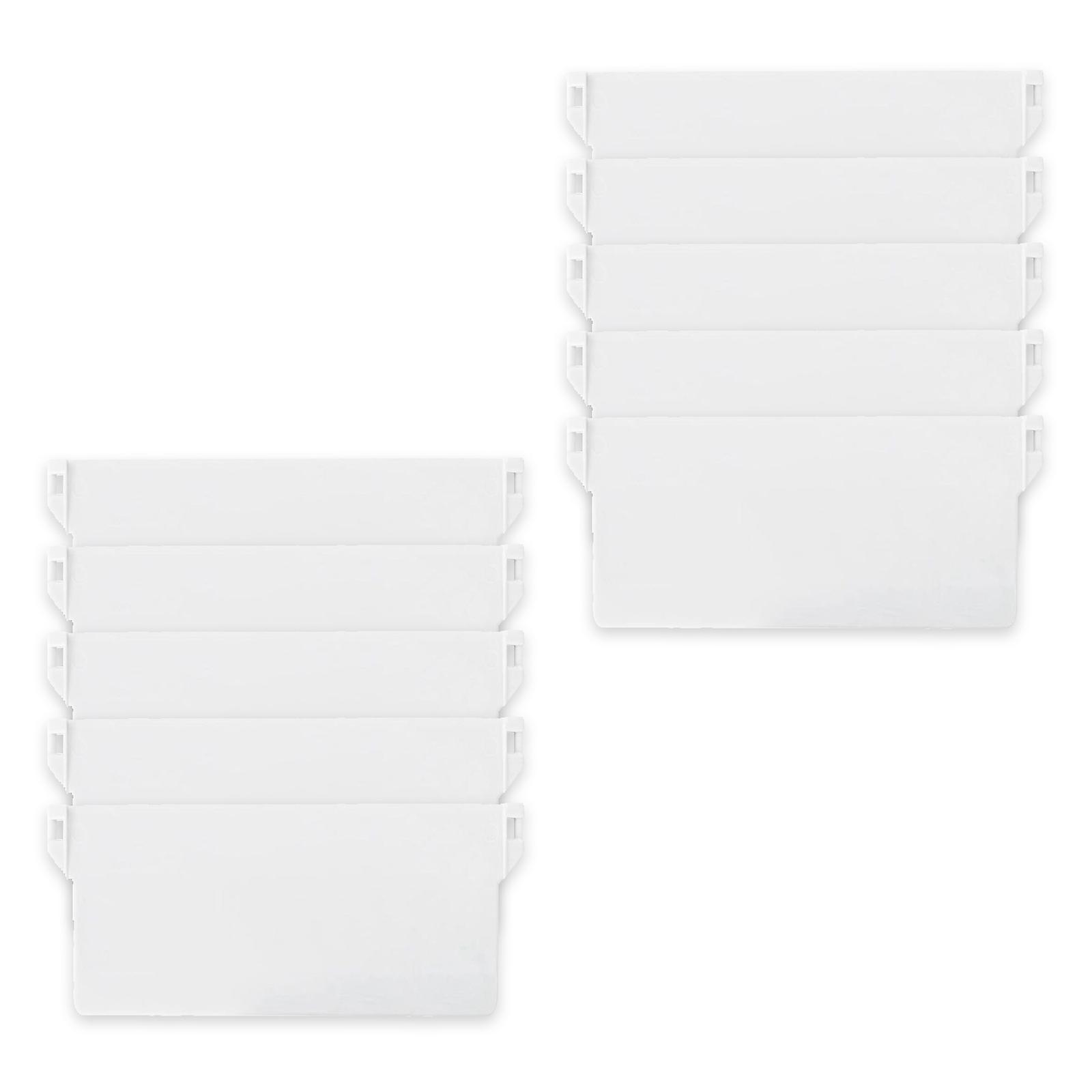 Vertical Blinds 10pcs Bottom Weights for 127mm Slats Home and Office Use Simple Fitting, Elegant White Bottom Weights Multicolor