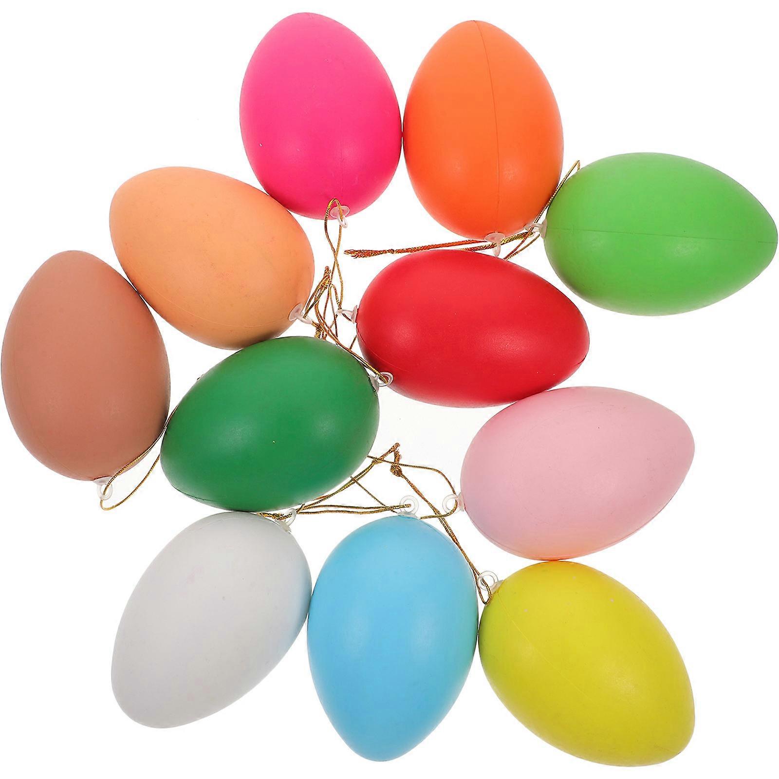 36pcs Easter Themed Kindergarten Toys Easter Eggs Decors Easter Decorative Colorful Eggs