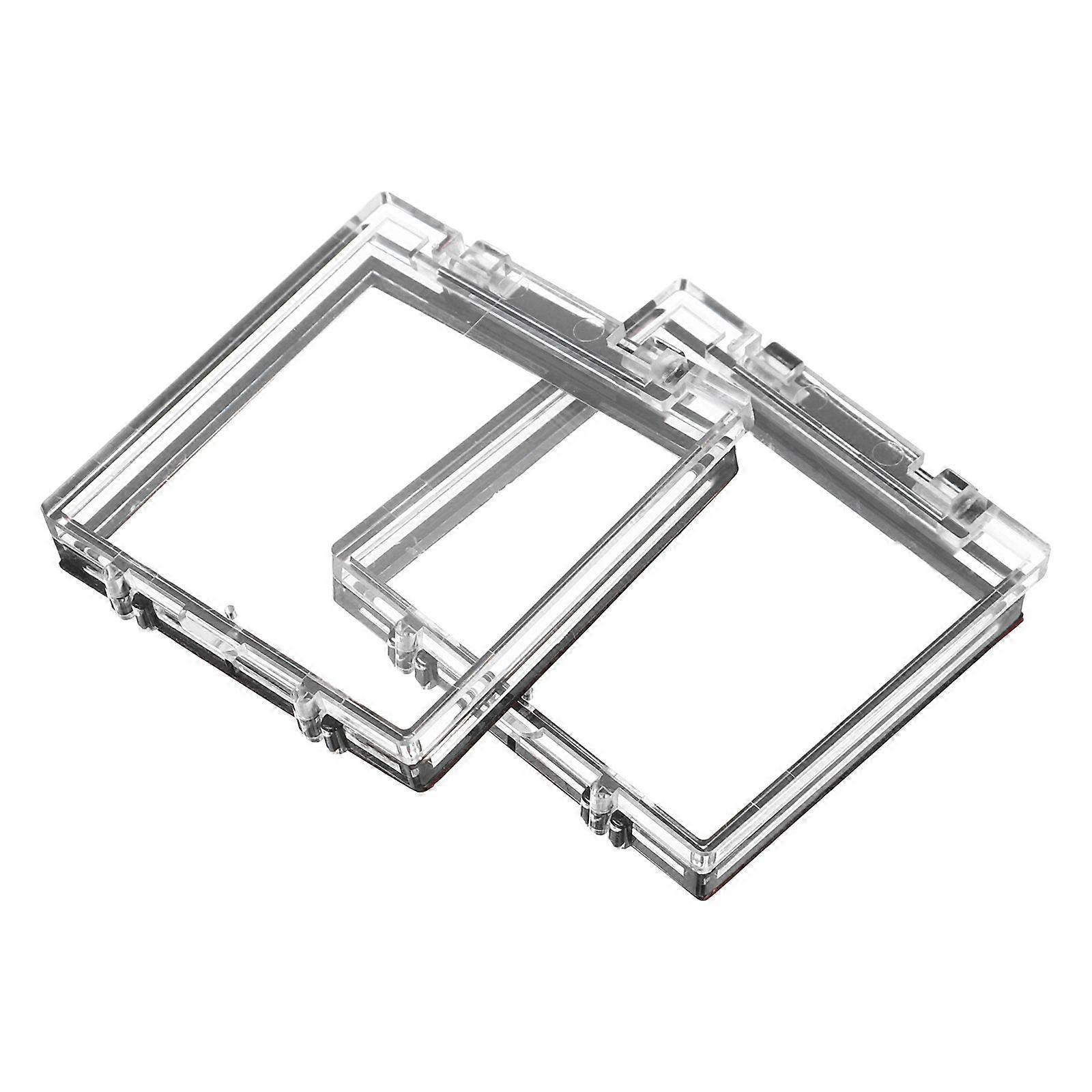 2pcs Power Button Switch Guard: Pc Power Button Cover - Square Safety Cover For Computer Dishwasher Washing Machine And Elevator