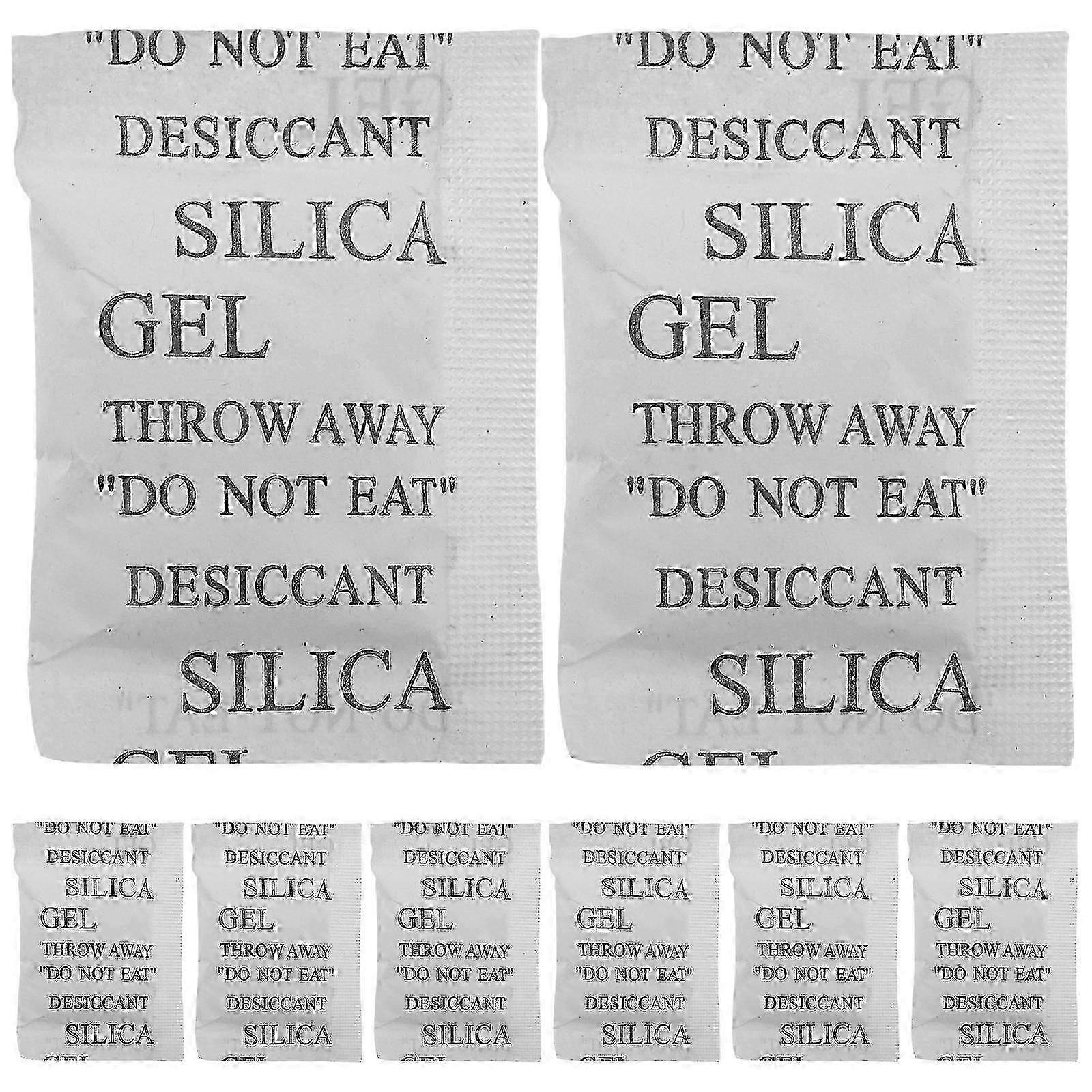 Silica Gel Packets 50Pcs Desiccant Packet For Humidity Control Storage Moisture Absorbers Transparent
