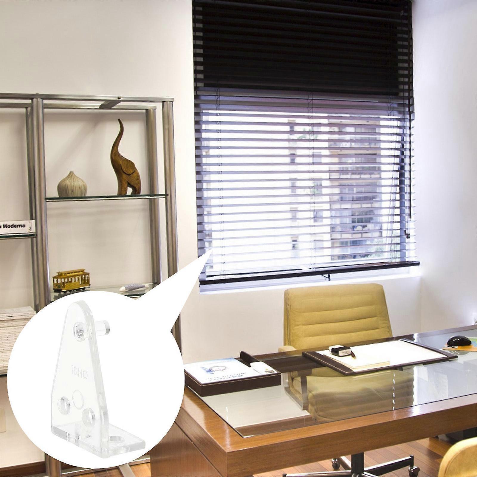 Blinds Hold Down Bracket Clear Plastic Hold Clips for Interior Designers Home Decoration 8Pack