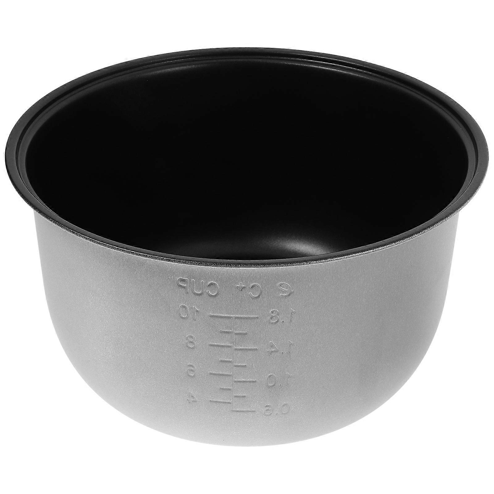 Silver Pressure Cooker Inner Pot for Multi Use 1Set Aluminium Alloy