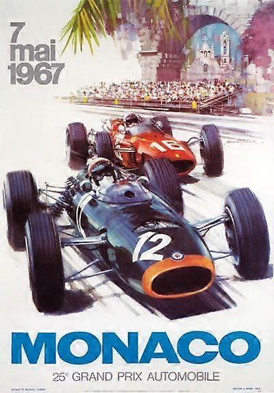 Monaco 1967Stress Reliever Jigsaw Puzzle EB 2520