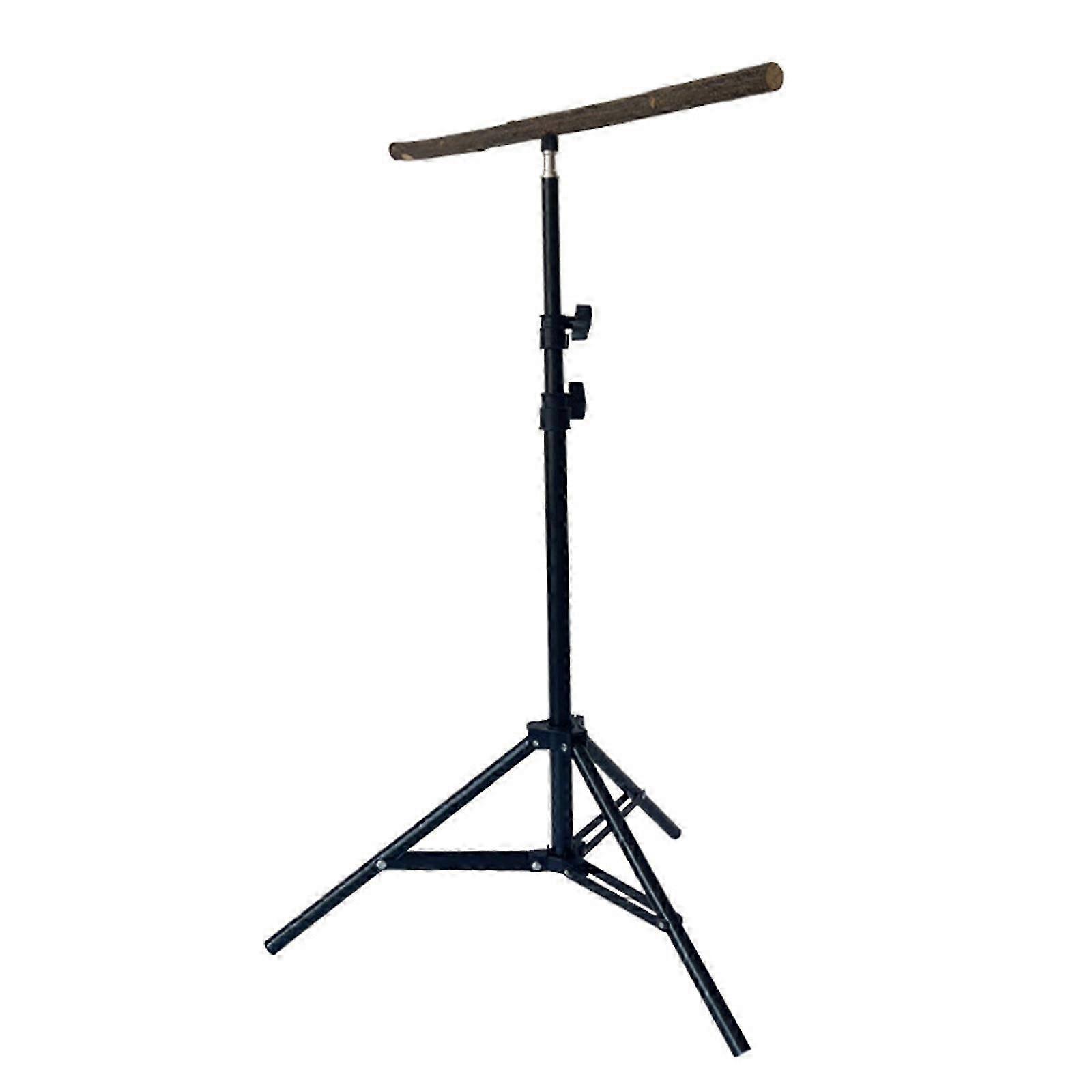 Parrot Training Perch for Indoor Use with Retractable Height Stand