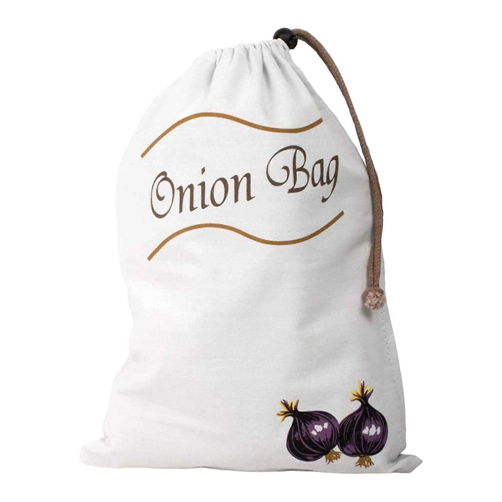 Vegetable Bag Potato Onion Storage Bag Reusable Practical Multipurpose Canvas