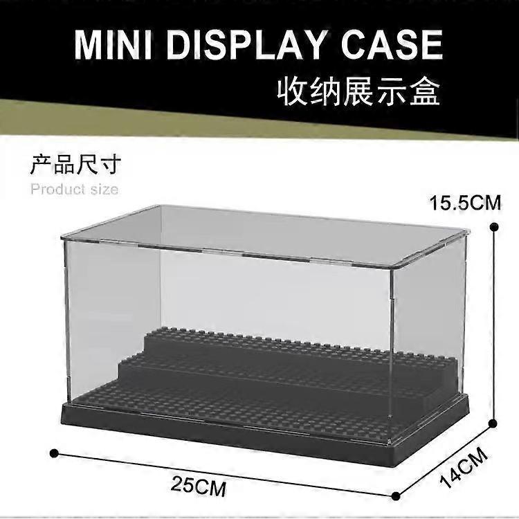 Acrylic Transparent Display Box Building Blocks Model Assemble Dust Cover Figures Toys Protection Showcase