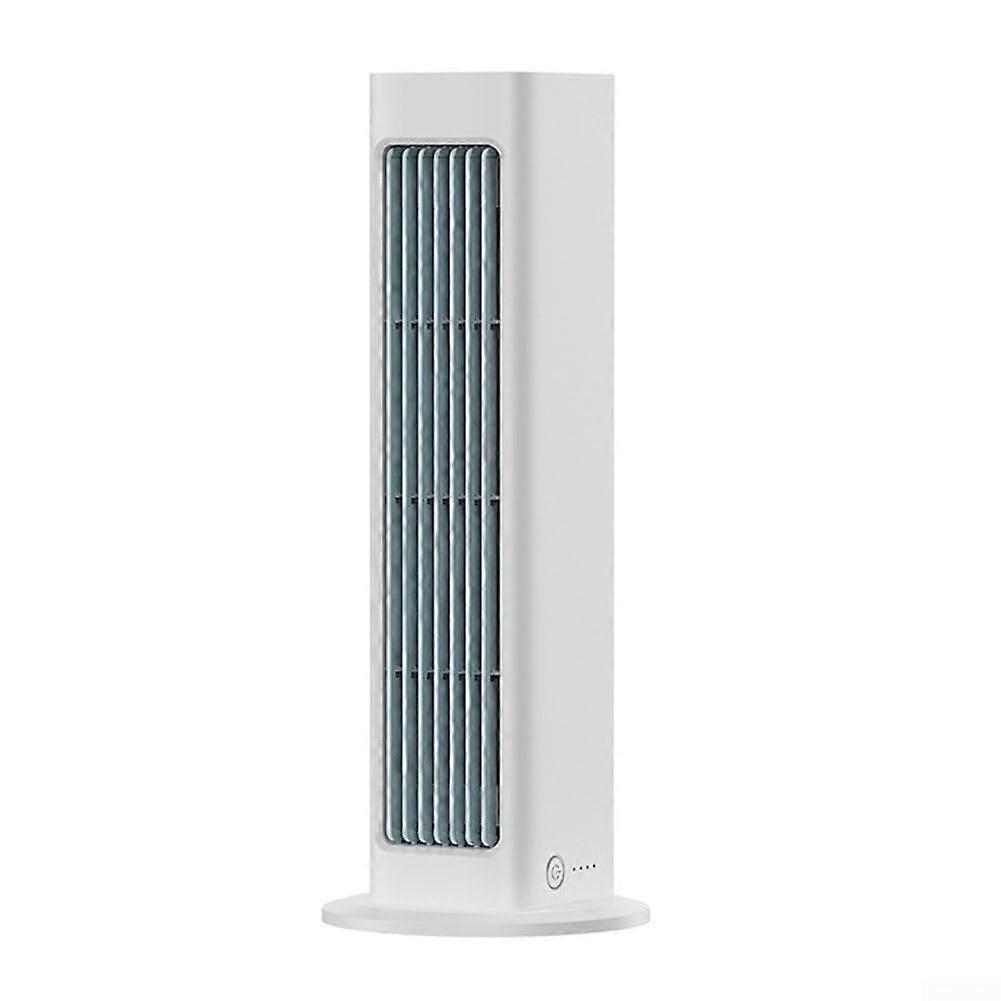 Bladeless Tower Wall Fan 230Mm Air Outlet, Air Conditioner Function, ThreeSpeed Settings, White