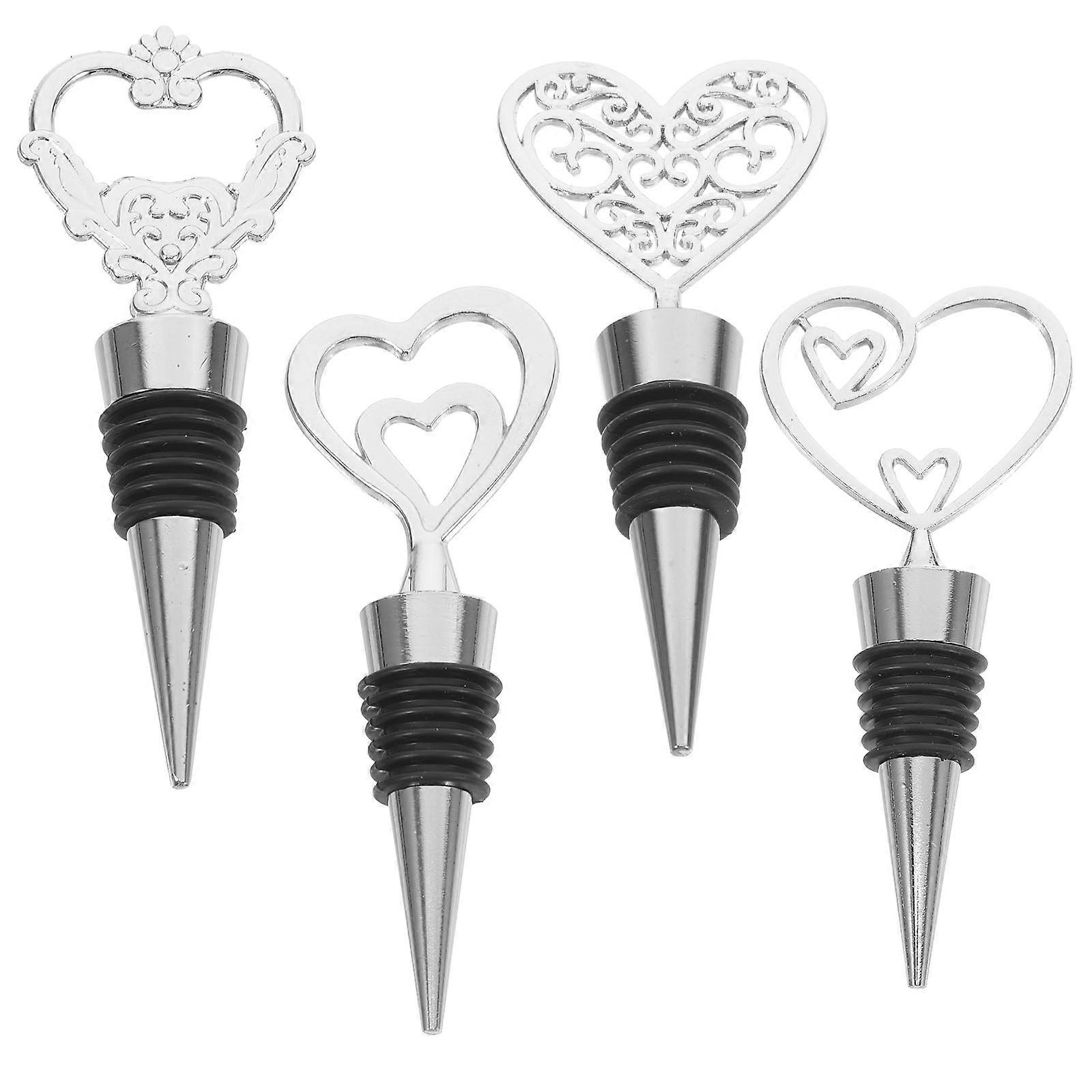 Stoppers Heart Versatile Use Casual And Formal Occasions 4Pcs