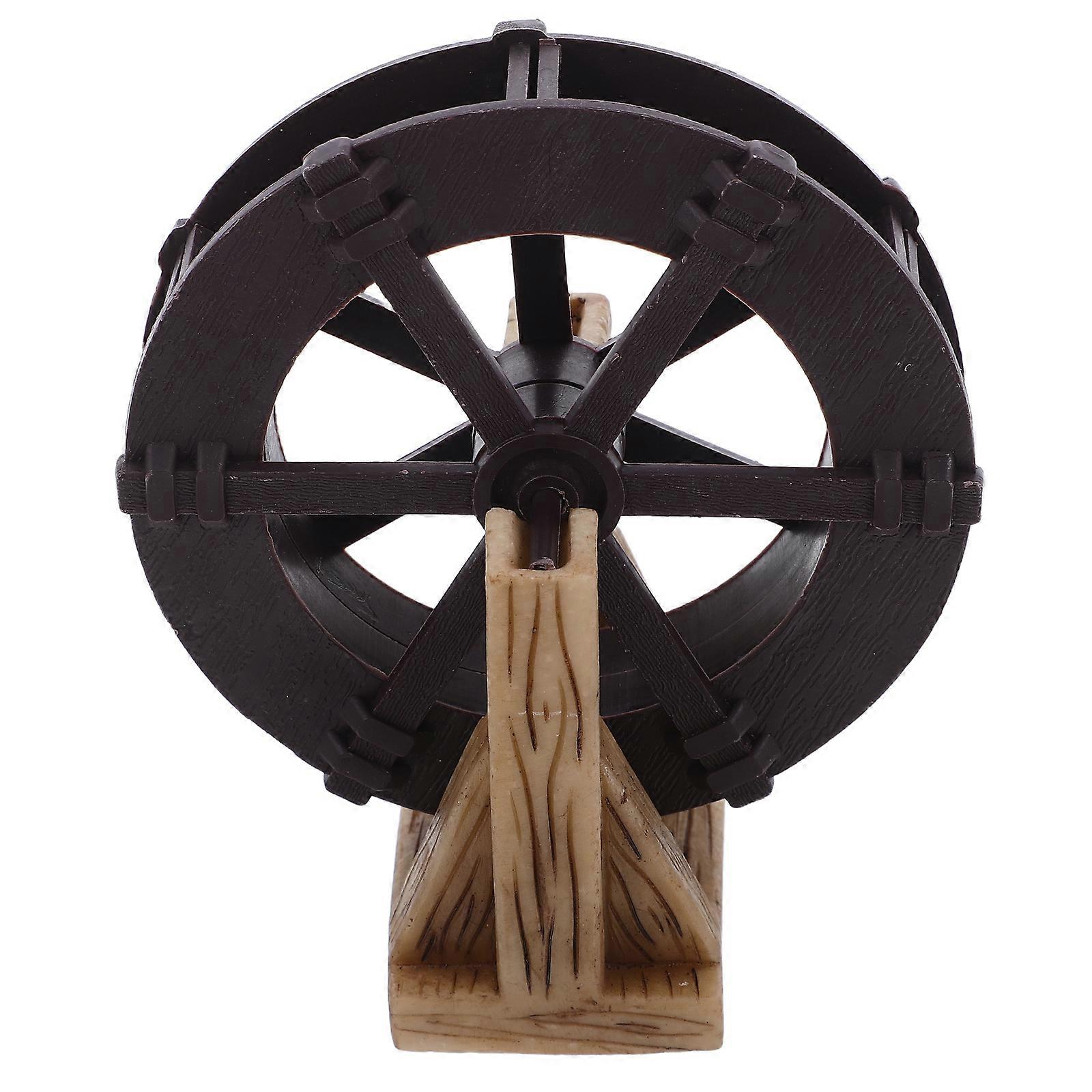 Rotating Water Wheel Decor for Micro Landscape Fountain