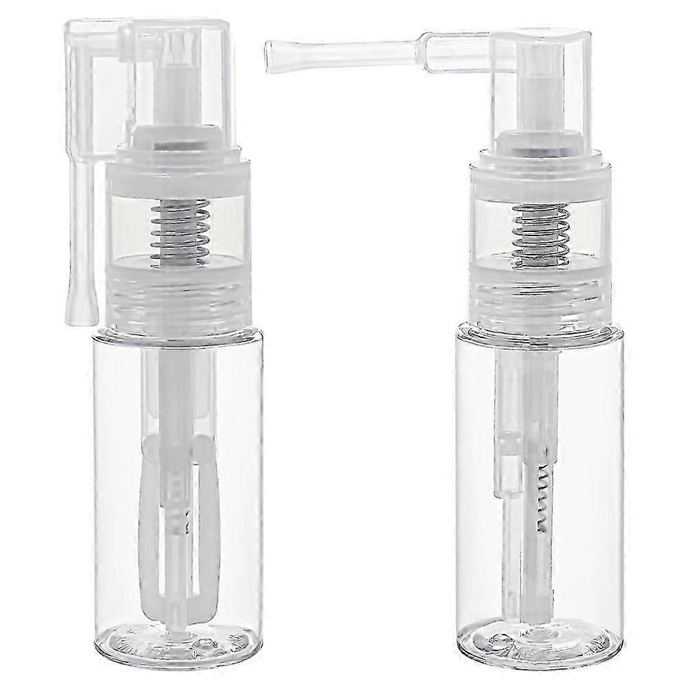 2 Pcs 50ml Empty Transparent Glitter Duster Sprayer Bottle for Crafts