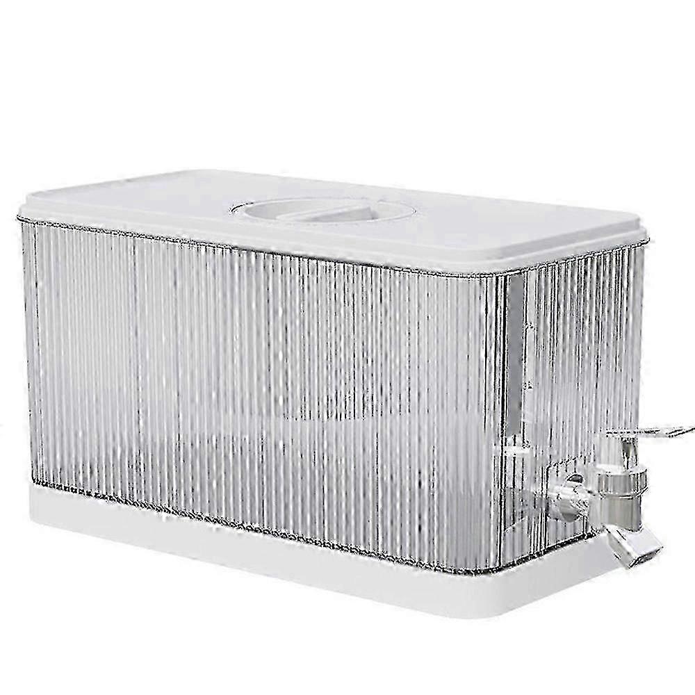 Skleněný dávkovač nápojů o objemu 4,5 l s nepropustným kohoutkem do lednice