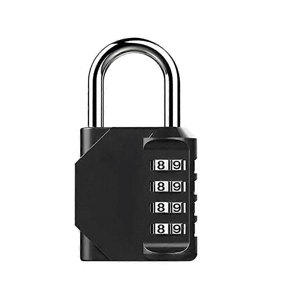 Resettable Padlock with Combination 4 Digit Suitcase Lock Creative Combination Lock  Outdoor