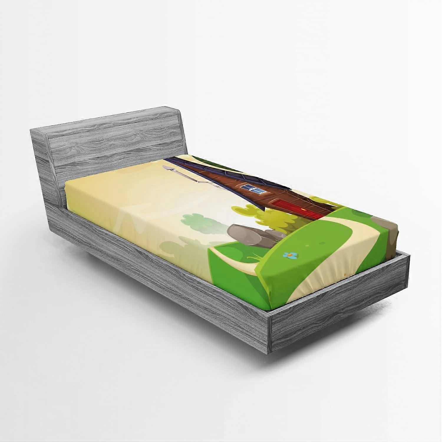 Twin Microfiber Fitted Sheet Set 2 Pack with Deep Pockets and AllAround Elastic, Hotel Quality