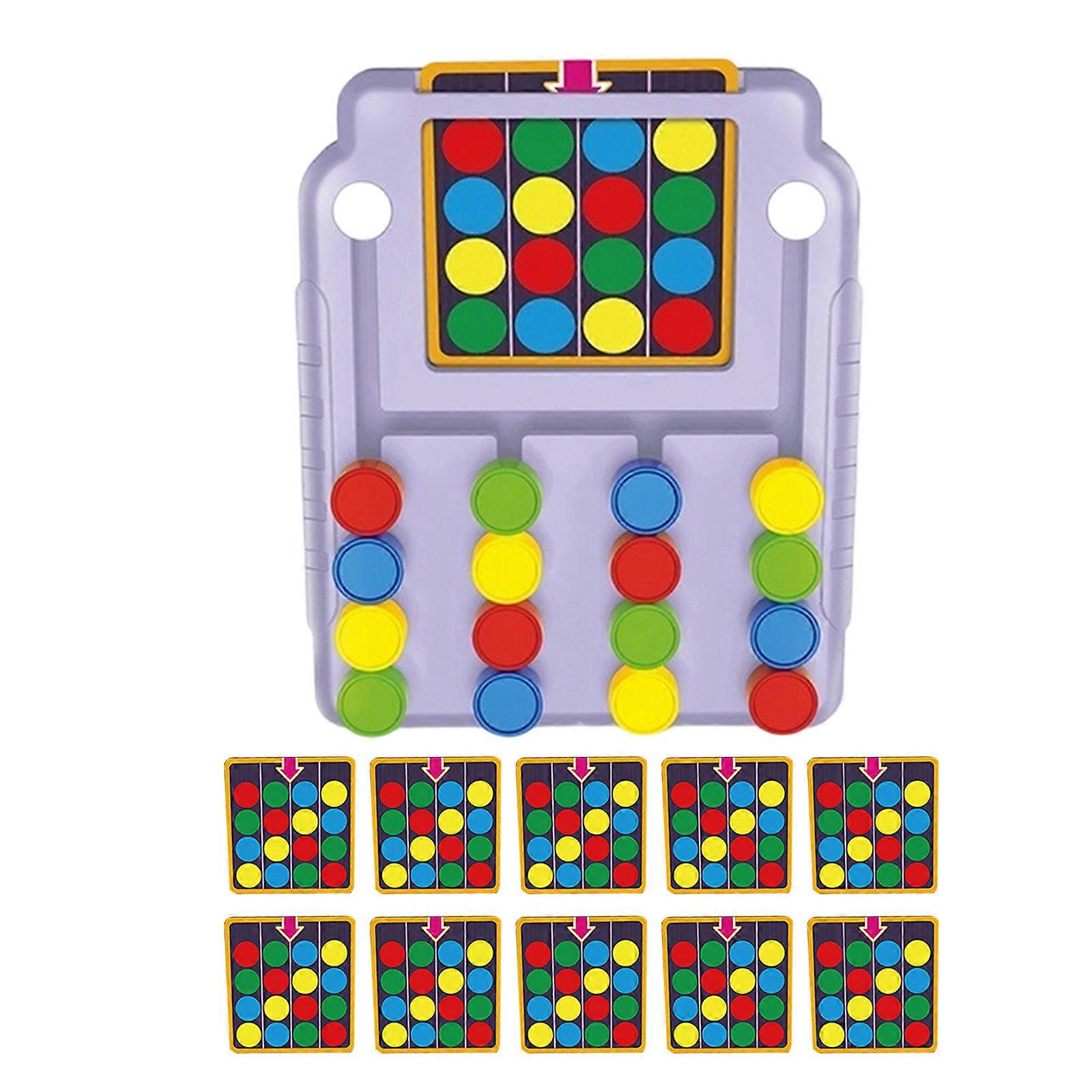 Interactive Color Matching Strategy Game For Kids Brain Training Activity With Memory Challenge Features Multicolor