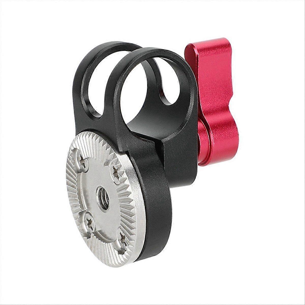 Camera Rod Clamp with -Style Rosette M6 19mm Studio System Rod Clamp for Enhanced Camera Stability and Precision B