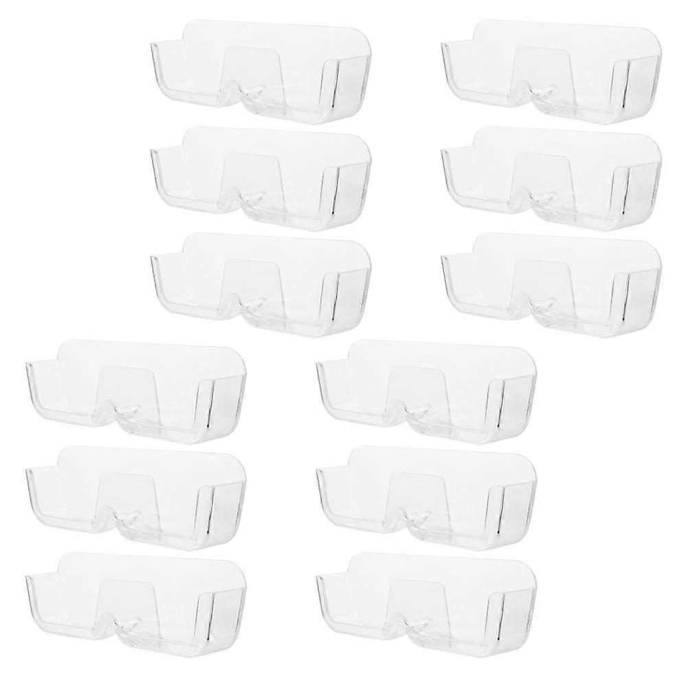 Wall Mounted Eyeglasses Holder Rack for Displaying 12Pcs Glasses Storage