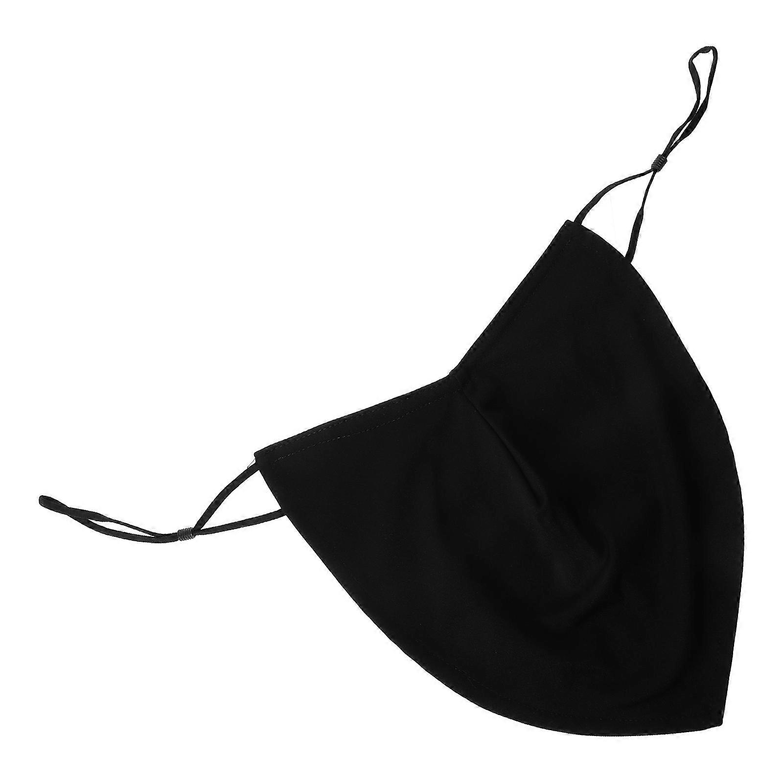 Beard Mask Men Beard Mask for Outdoor Activities Black Material