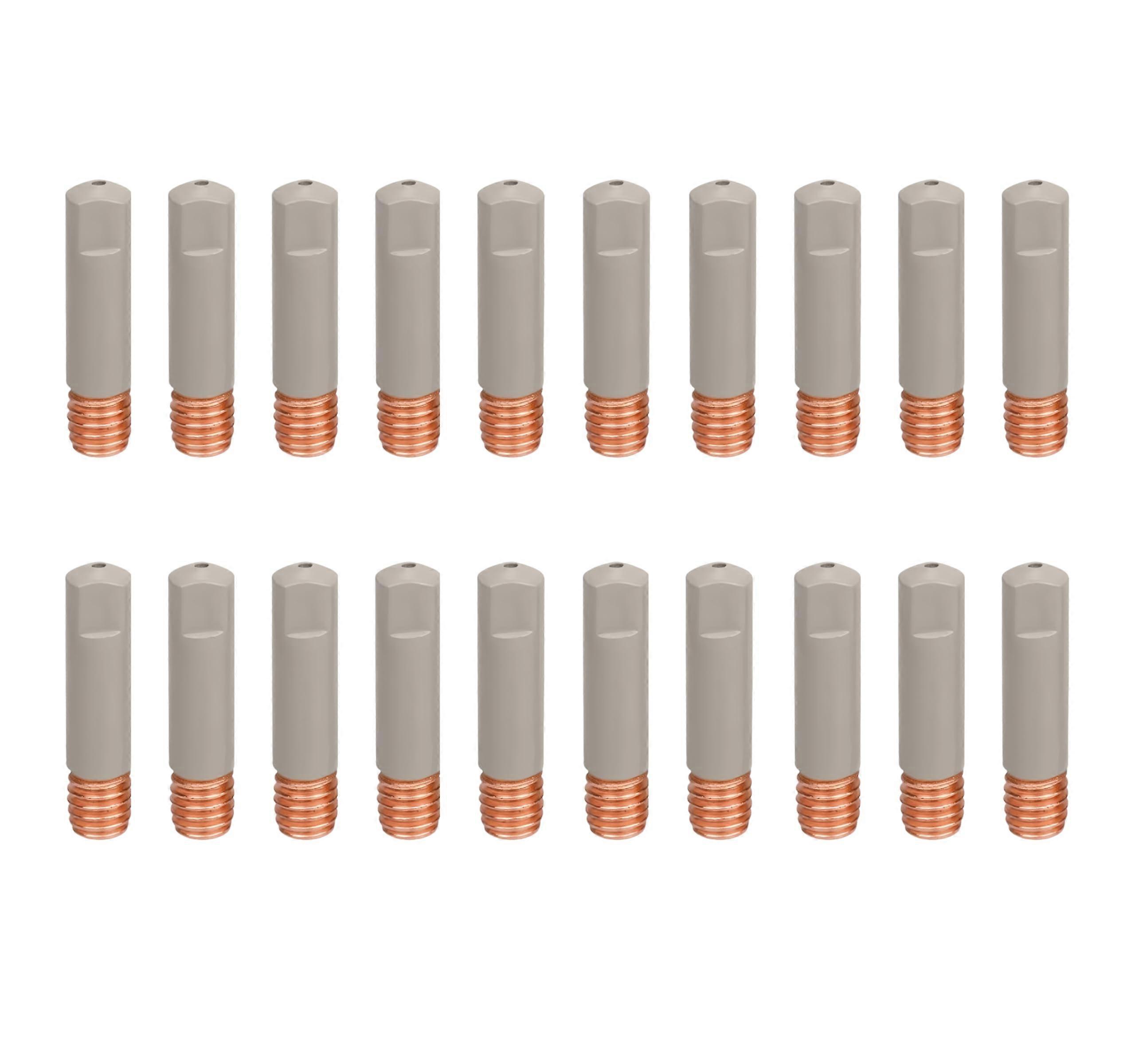 .035' MIG Welding Tips 20 Pack M6 Thread Copper Compatible with Lincoln Tweco Binzel AntiSpatter