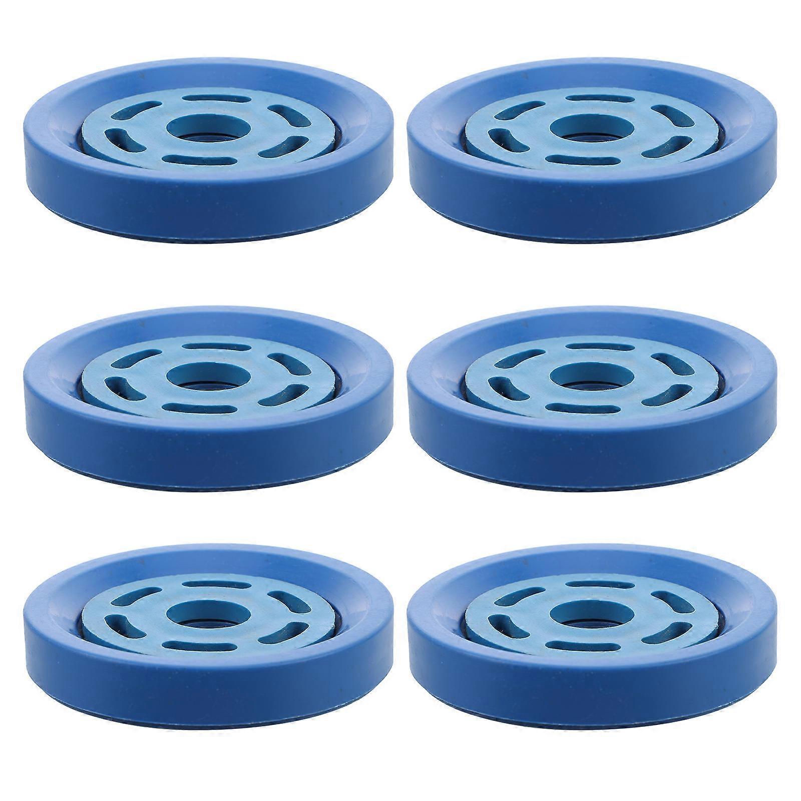 Blue Plastic Fishing Net Ring Replacement for American Cast Net 6Sets
