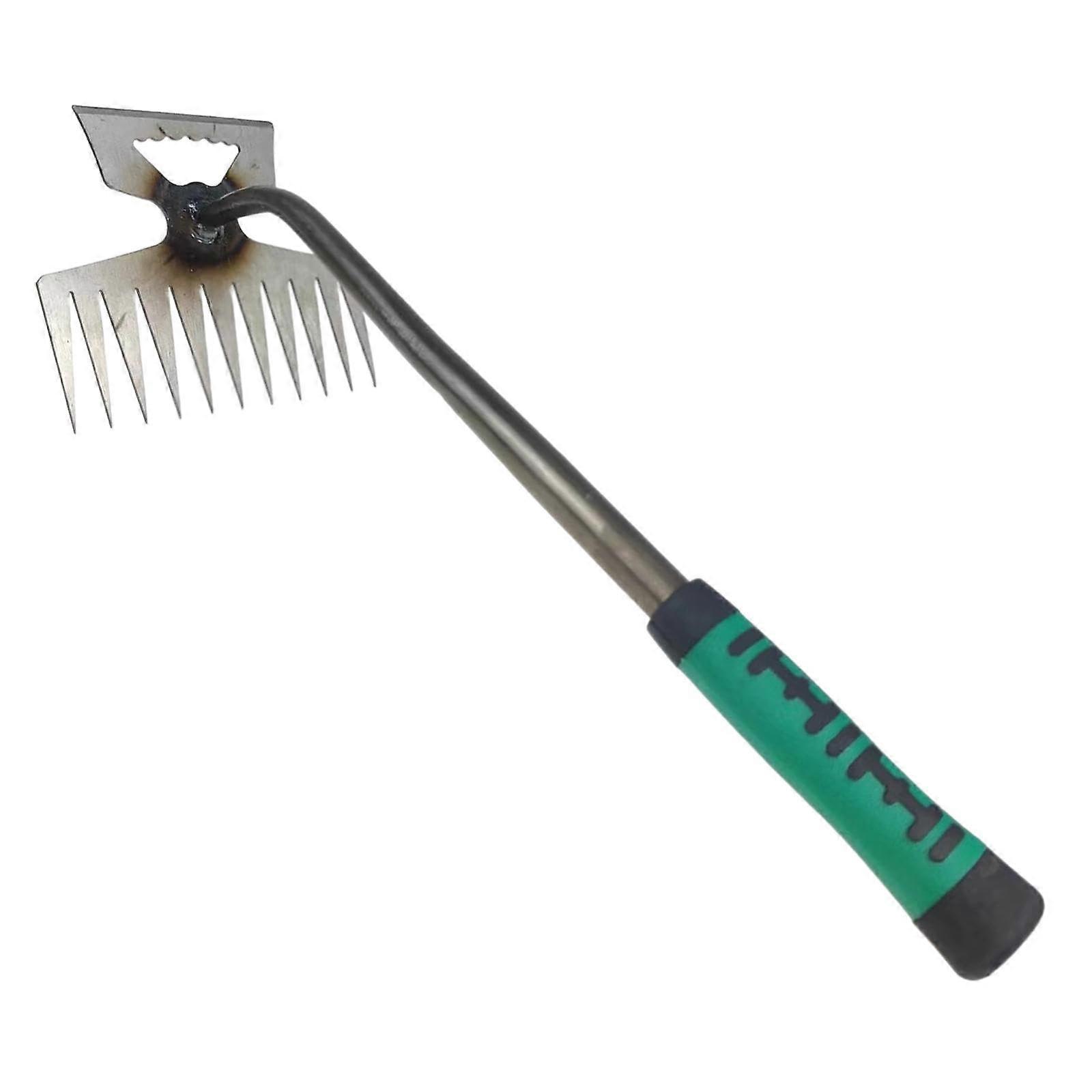 Weeding Tool with Sharp Claw Removal and Ergonomic Rubber Grip for Lawn Yard Bonsai 13 11 Teeth