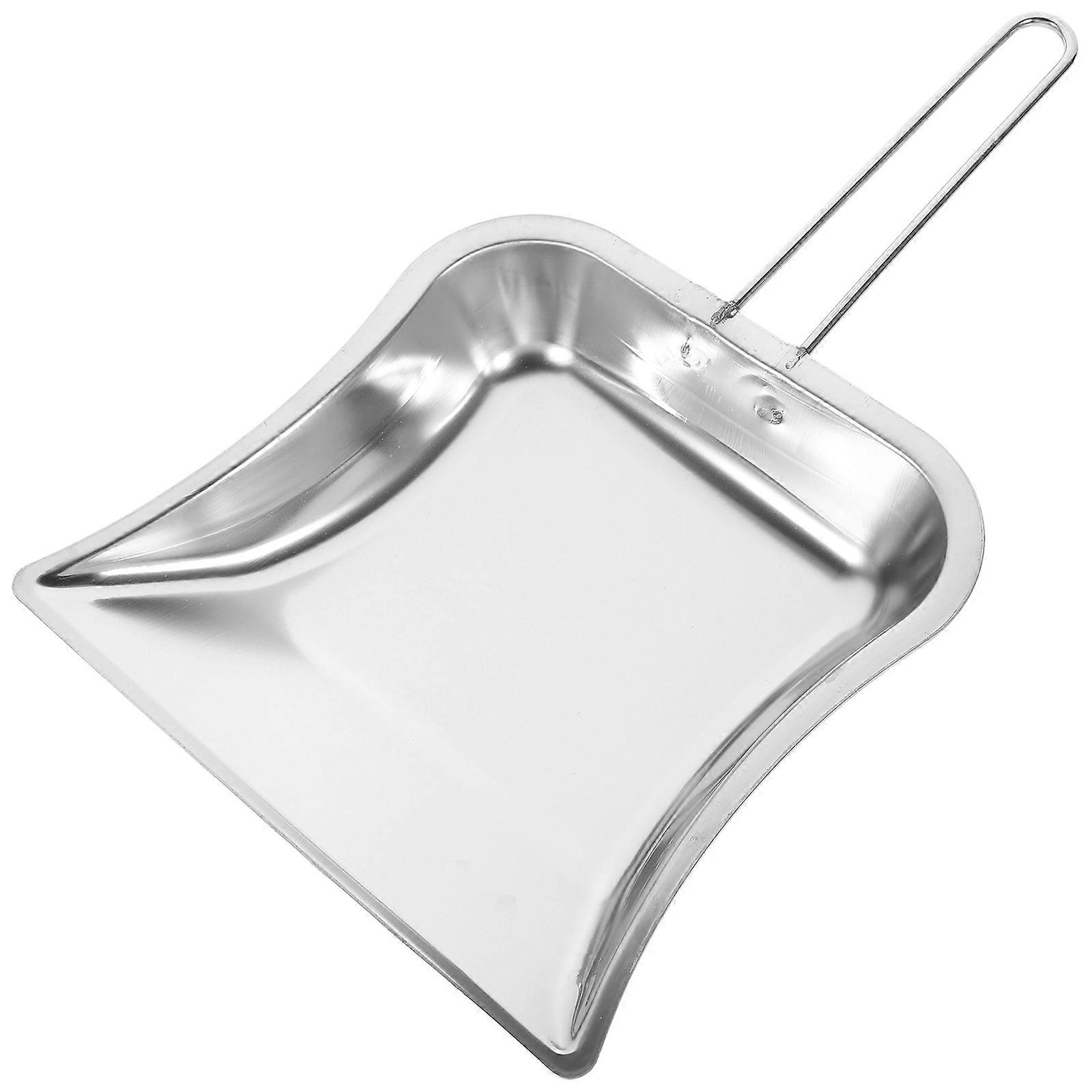 Practical Trash Stainless Steel Dustpan for Kitchen 2Pcs