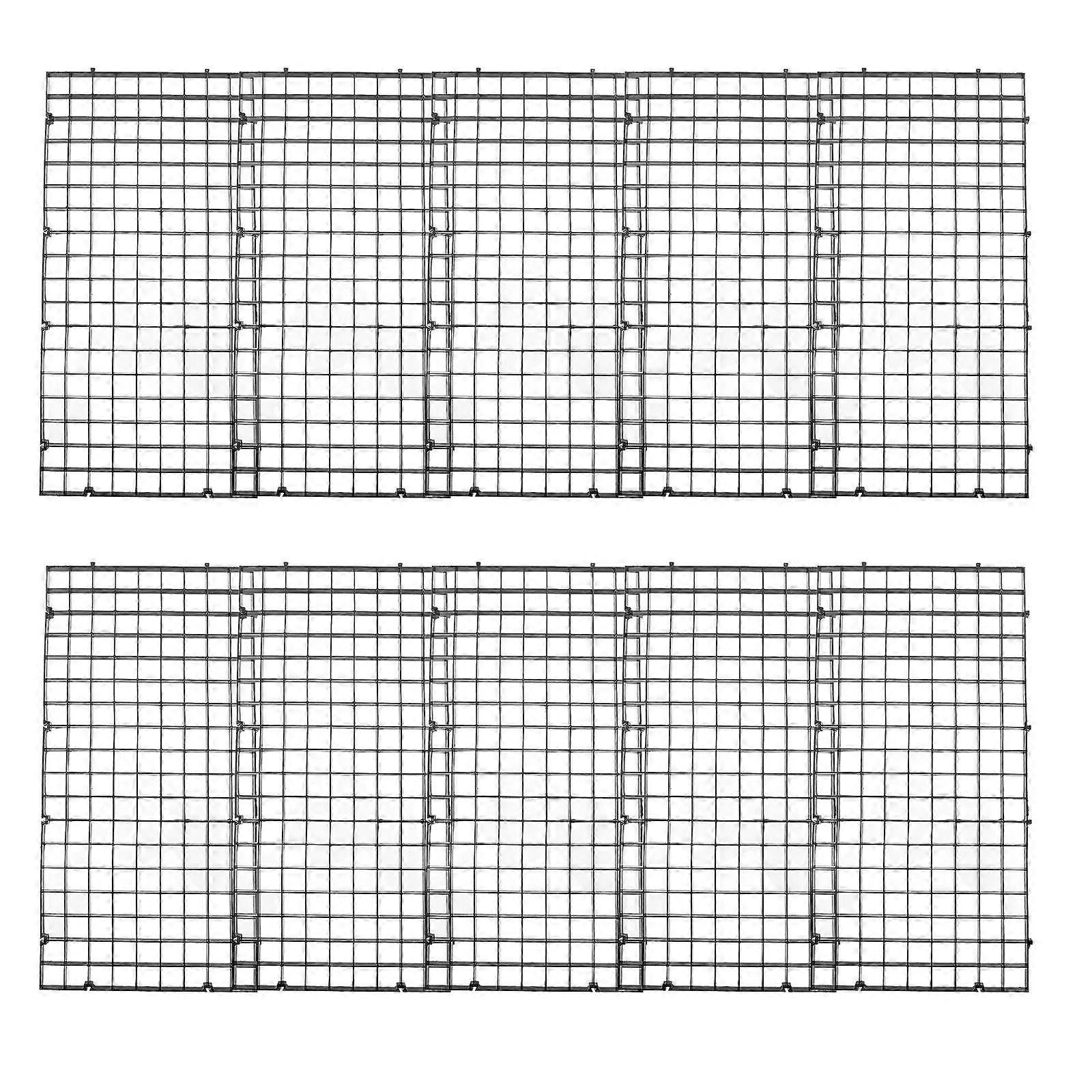 Aquarium Isolation Panel Plastic Divider for Fish Tank 10Pcs Tray