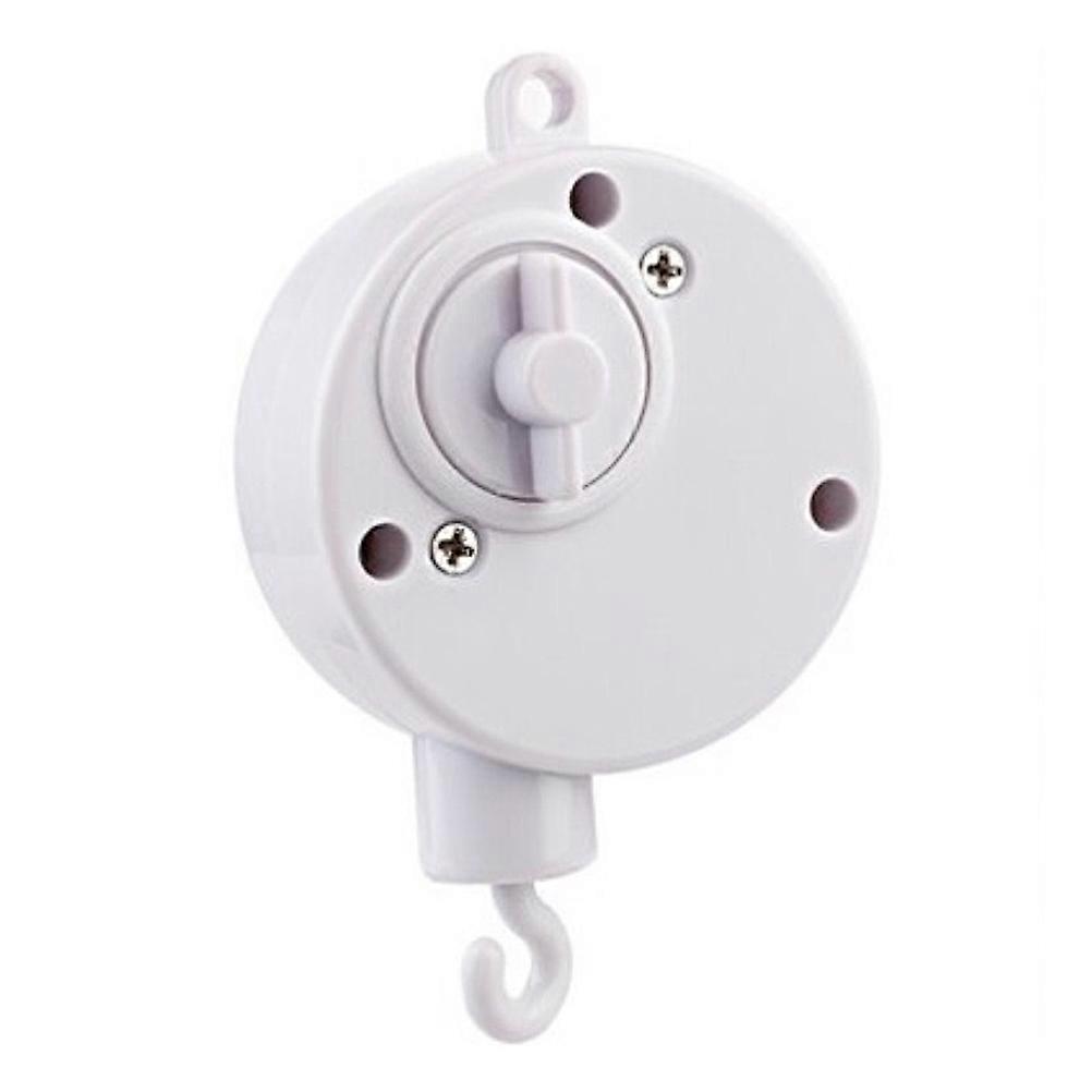 1pc Music Box Crib Holder Arm Bracket Wind Up Rattle With Soothing Melody For For Sleep Comfort White