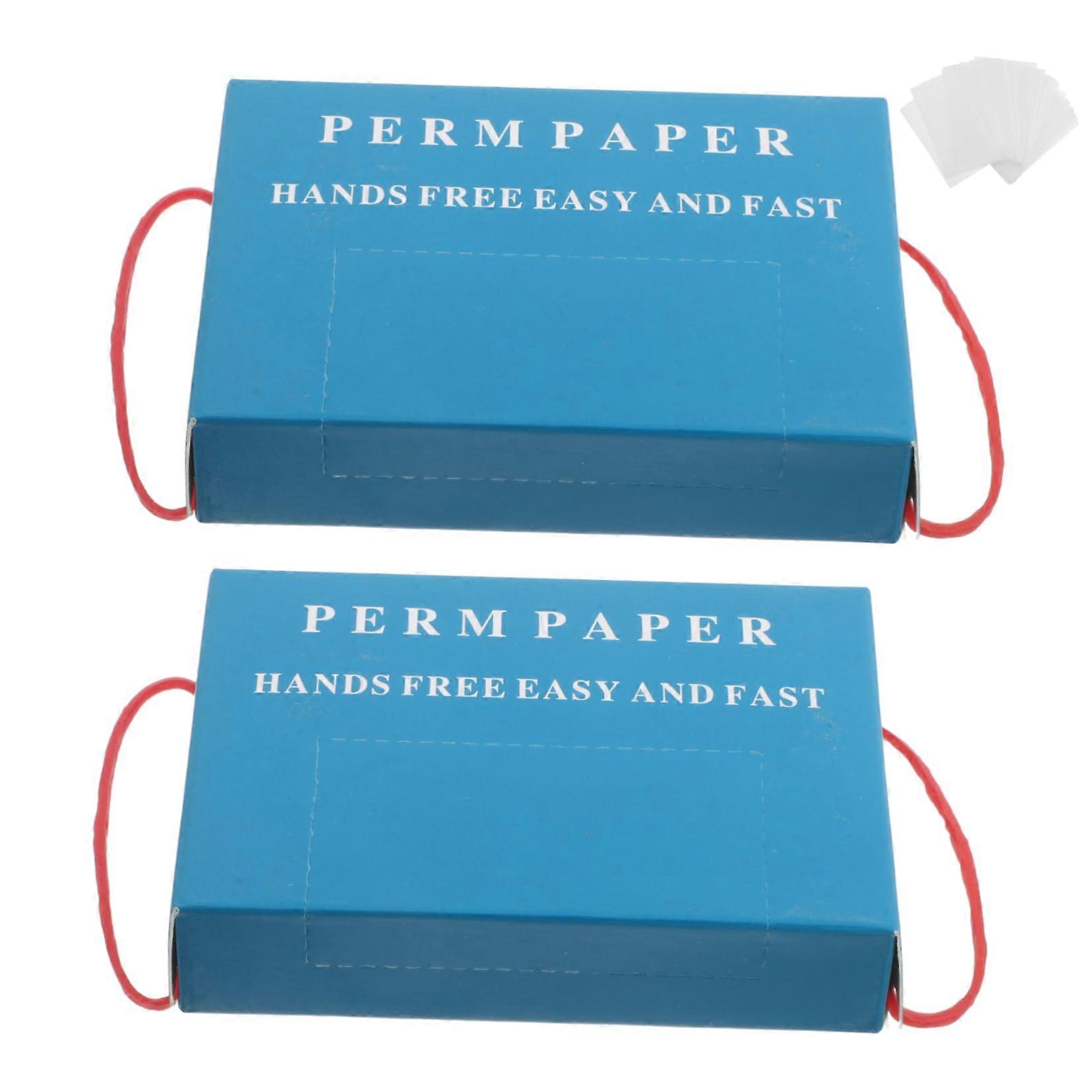 Ultra Thin Perm End Papers 600 Sheets TearResistant for Even Curl Formation Cold and Hot Perms