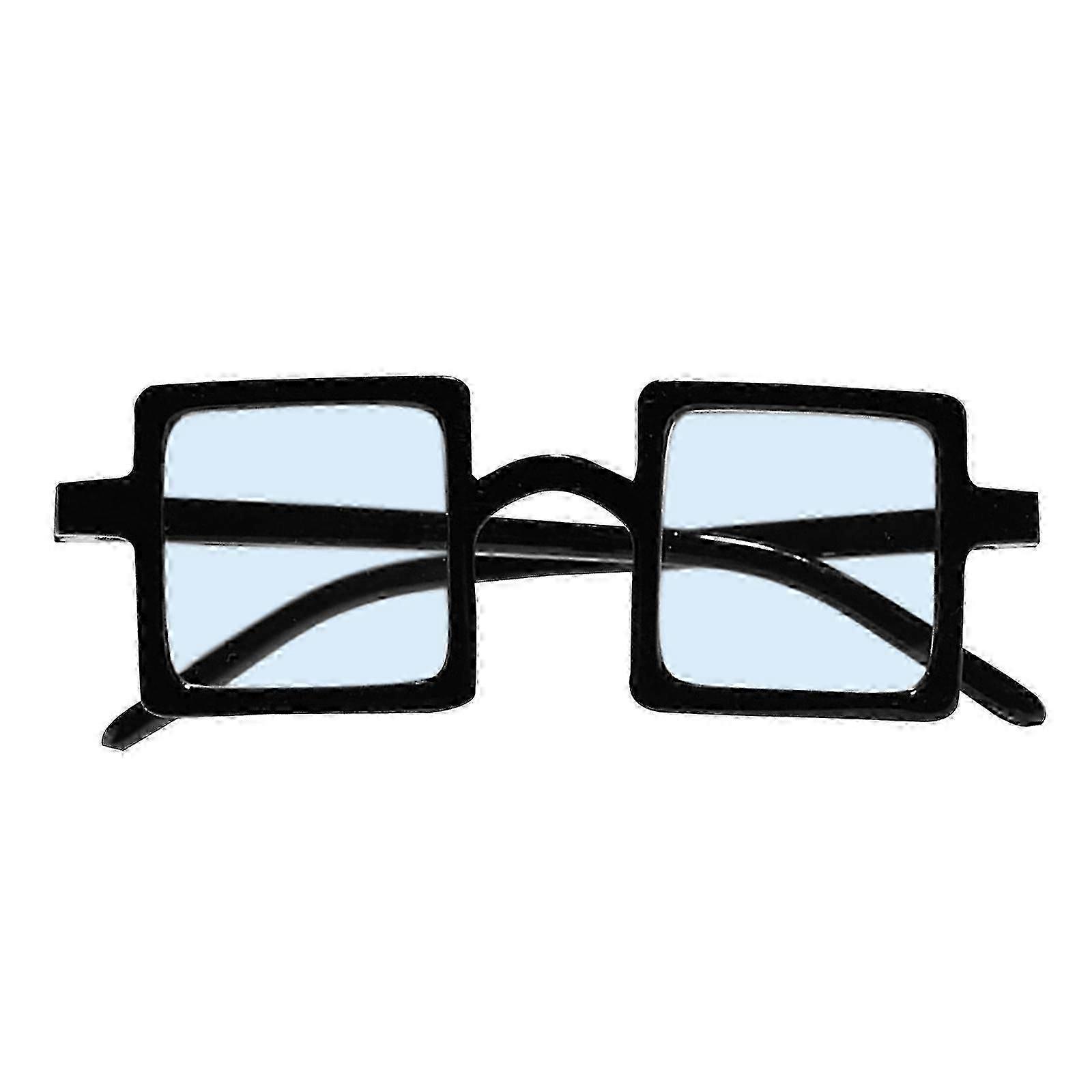 Kinder Oversized Square Sonnenbrille Trendige Flat Top Kleinkind Sonnenbrille für Mädchen Jungen 2-10 Jahre UV zum Schutz Transparente Strand Sonnenbrille