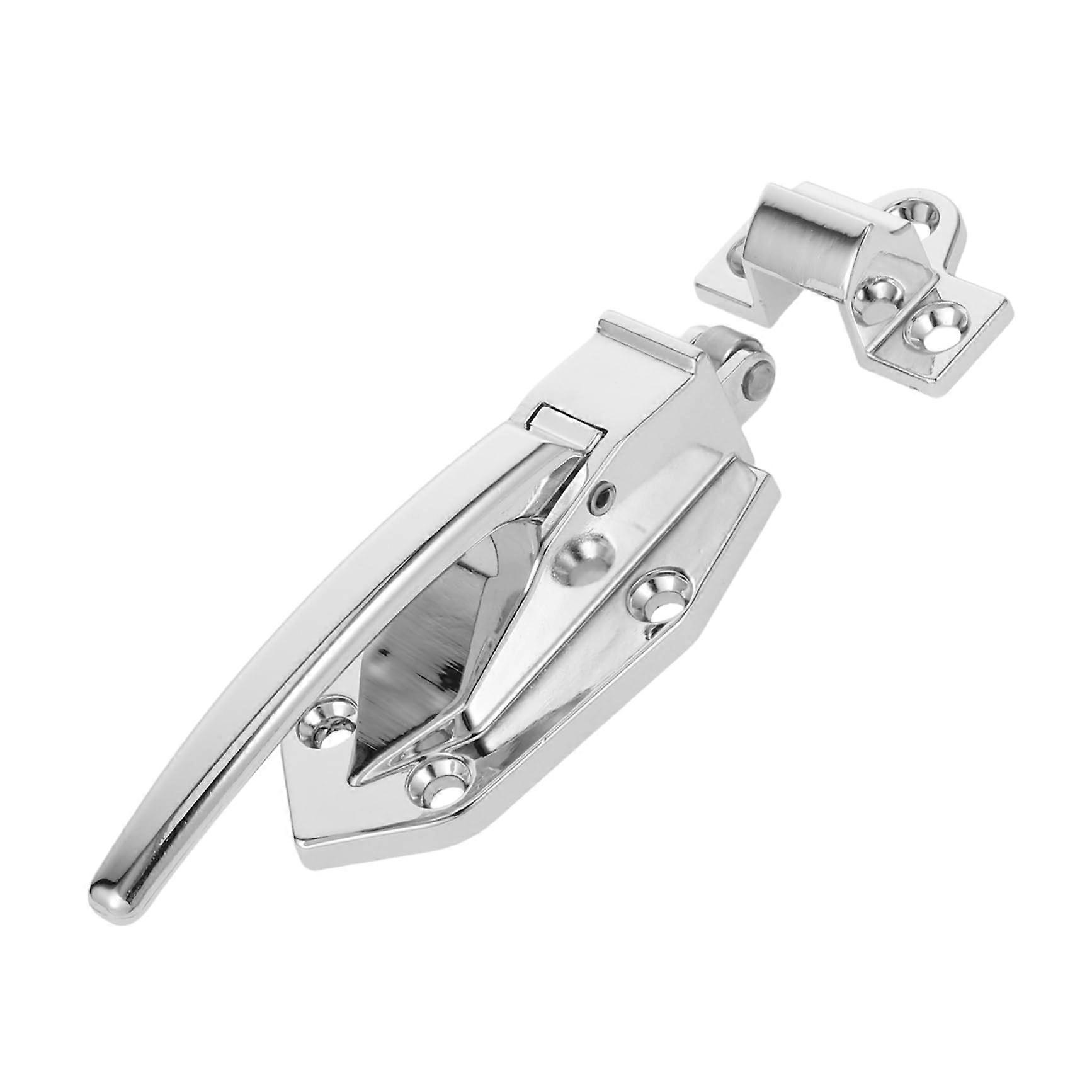 Freezer Door Handle Replacement Zinc Alloy Latch for Oven Cooler with Secure Mounting Durable