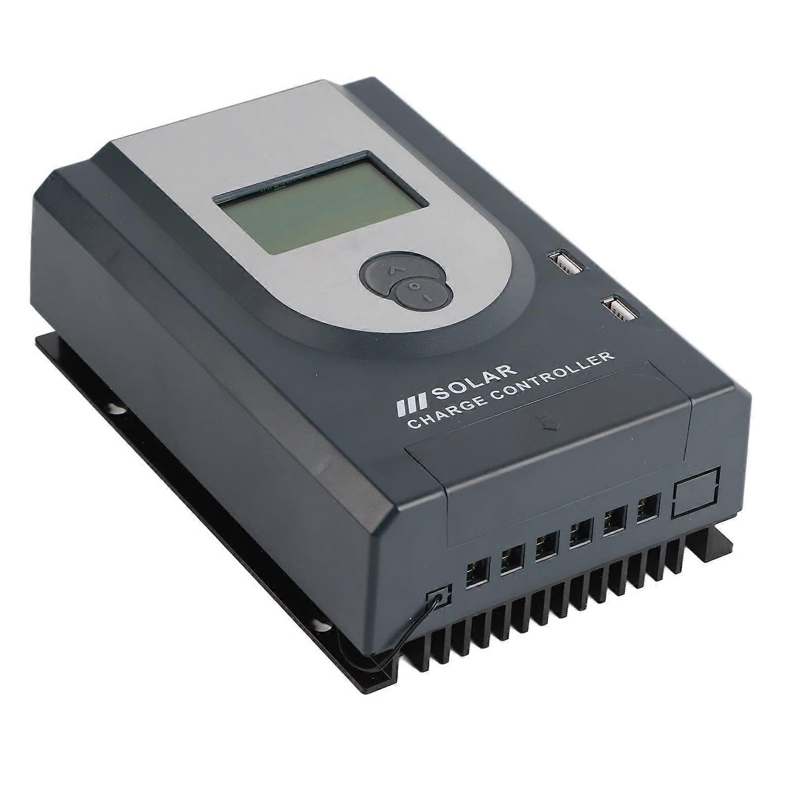 MPPT Solar Charge Controller 40A 12V 24V 100V Input with LCD and Lithium Battery Compatibility