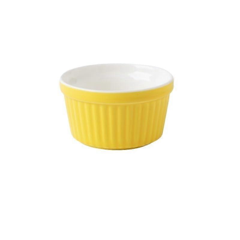 Ramekins 4 oz Ceramic Baking Cups Oven Safe Porcelain Souffle Dishes Stackable White