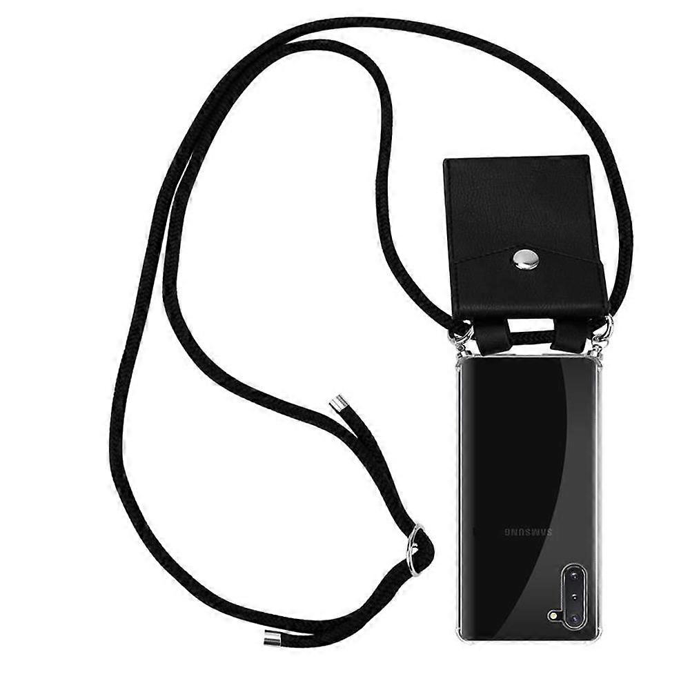 Samsung Galaxy NOTE 10 Case Silicone Protective Case - Cord with Silver Elements