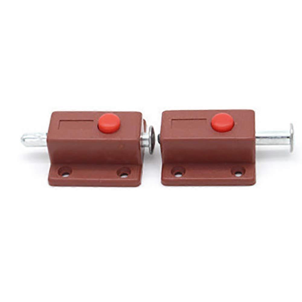 Magnetic Cabinet Locks with ABS Spring Latch, Secure Closure for Kitchen Bathroom Cupboards, 4 Pack