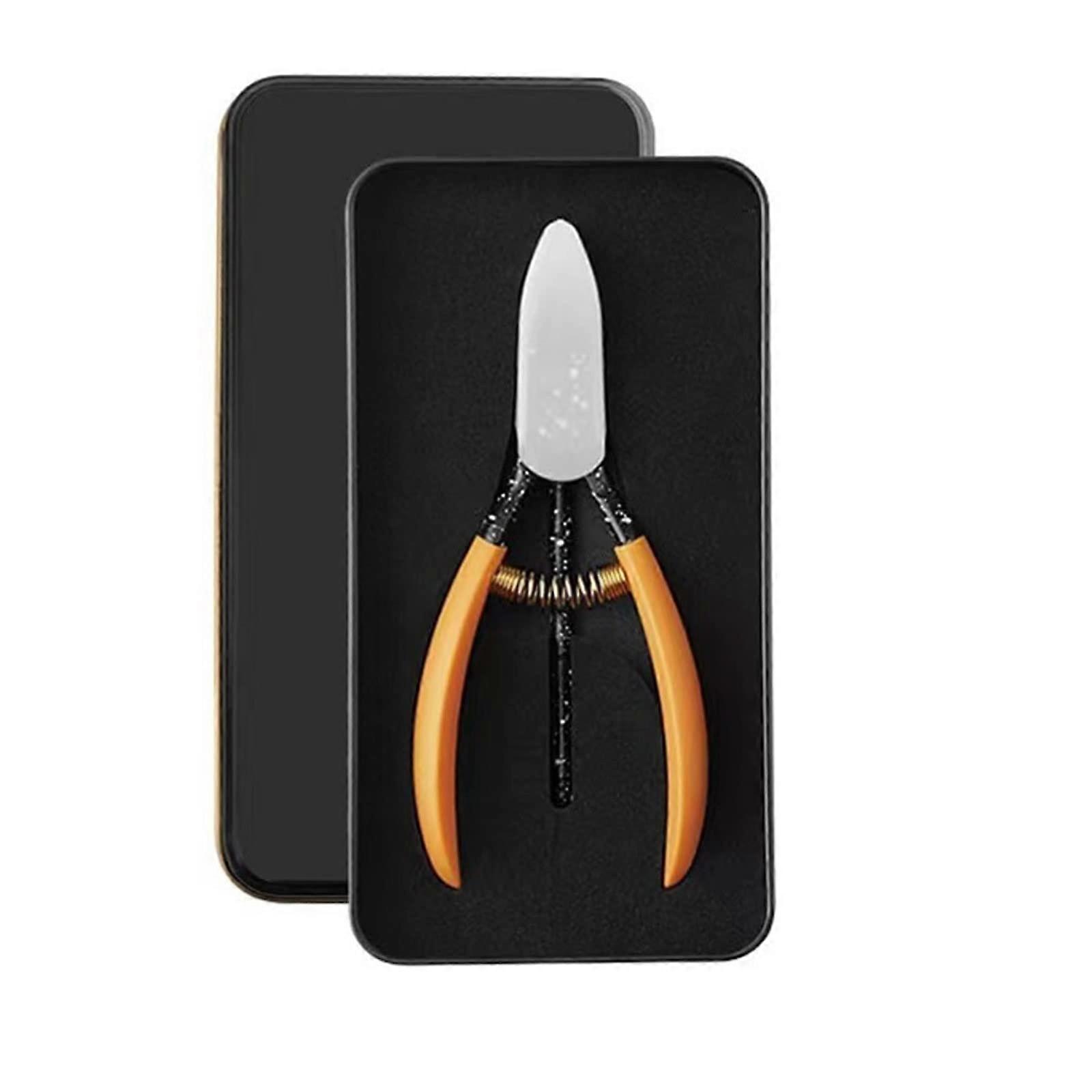 Professional Stainless Steel Nail Clipper Set with Sharp Precision Cutting and Tin Storage Box
