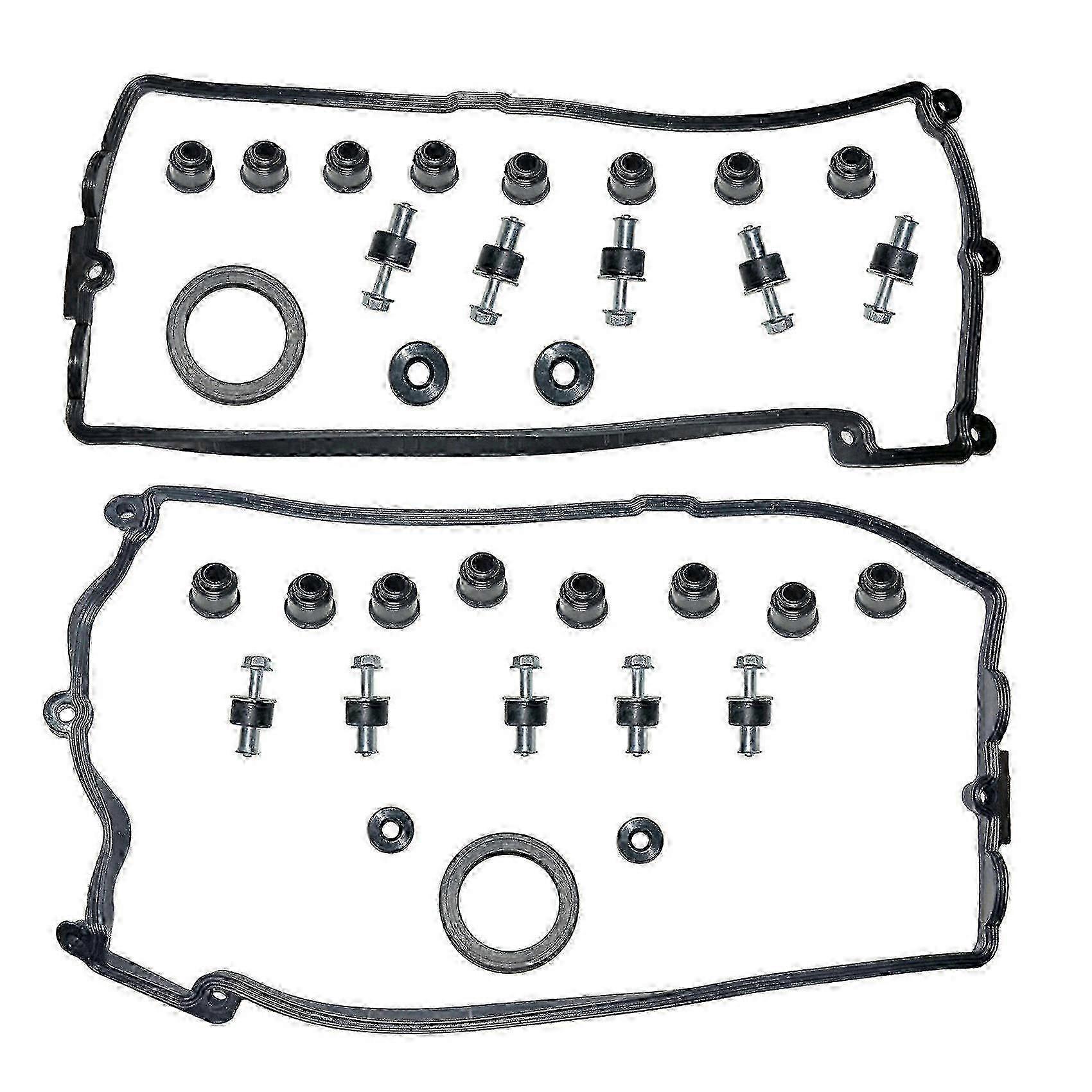 Valve Cover Gasket Set L+R for E53 E60 E61 E63 E64 E65 E66 E67 E70 48I 11127513194 11127513195