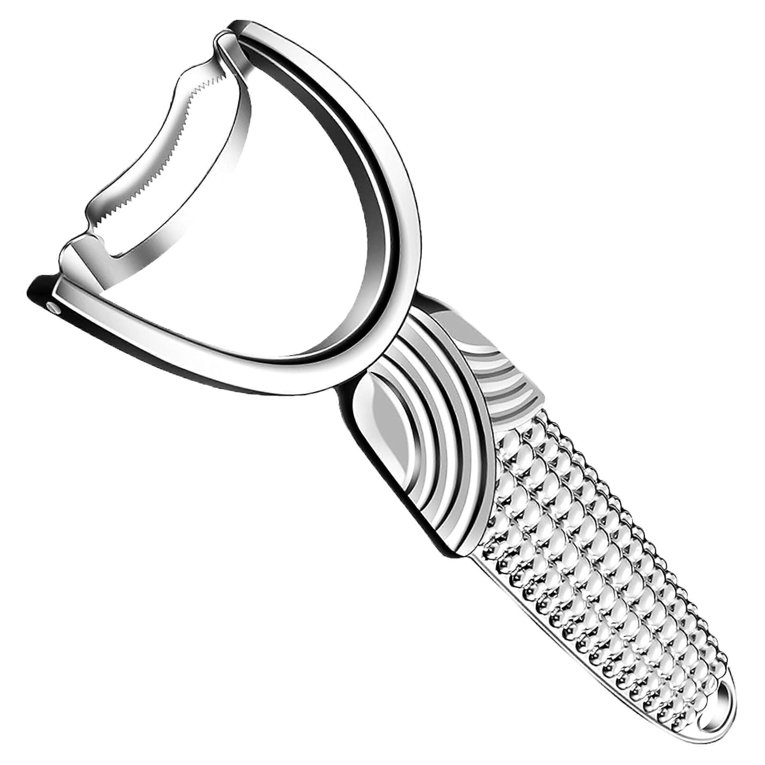 Corn Cob Stripper and Kernel Remover Tool with Ergonomic NonSlip Handle, Stainless Steel Durable