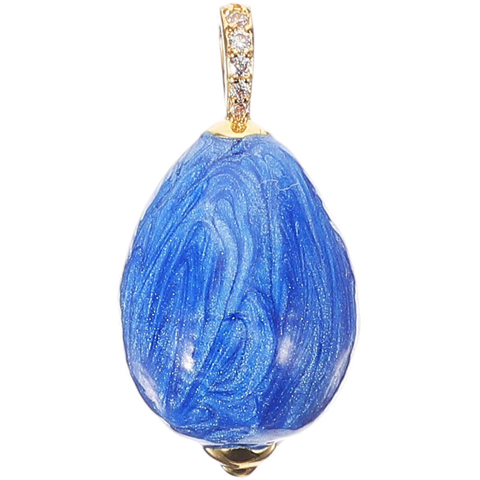 European Style Easter Egg Charm Easter Egg Key Ring Accessory DIY Egg Pendant Charm