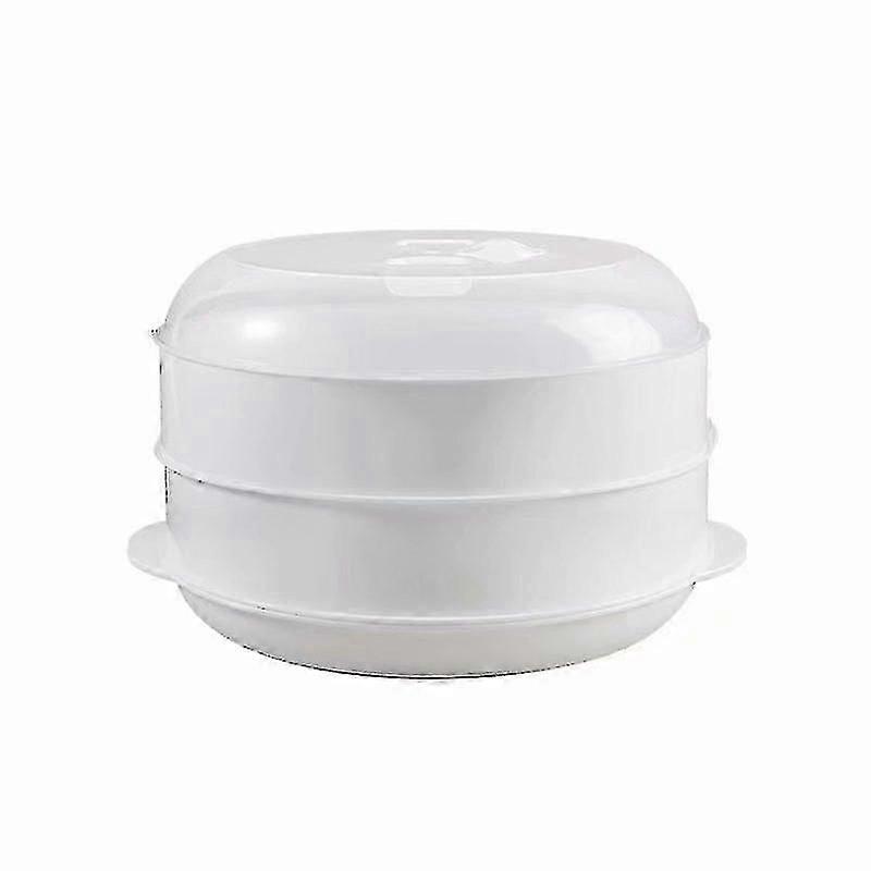 Kitchen Household Large Double-layer Microwave Steamer 25-26 Edition 0121