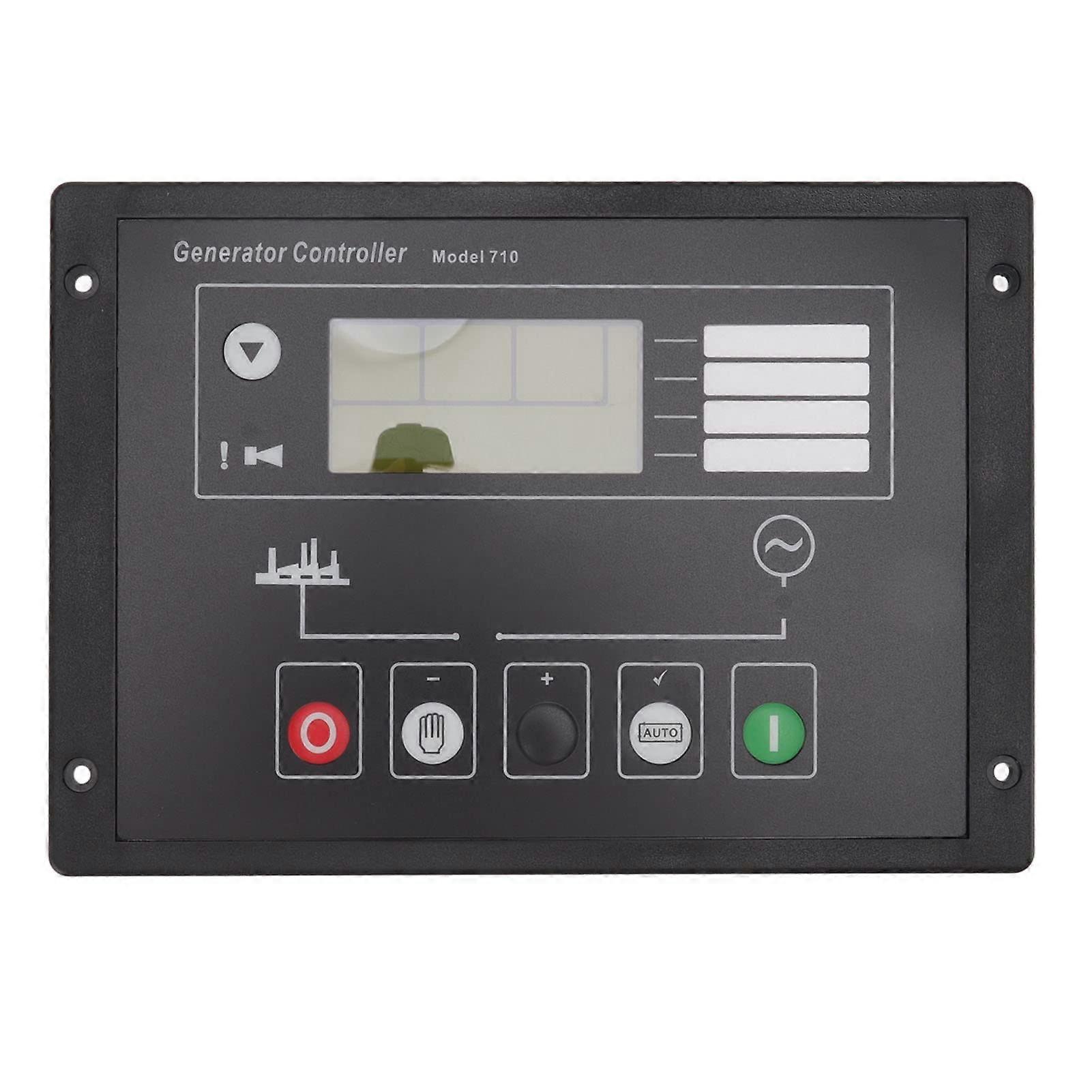 Generator Controller with LCD Display, Automatic Backup Start and Smart Fault Shutdown for Factory Use