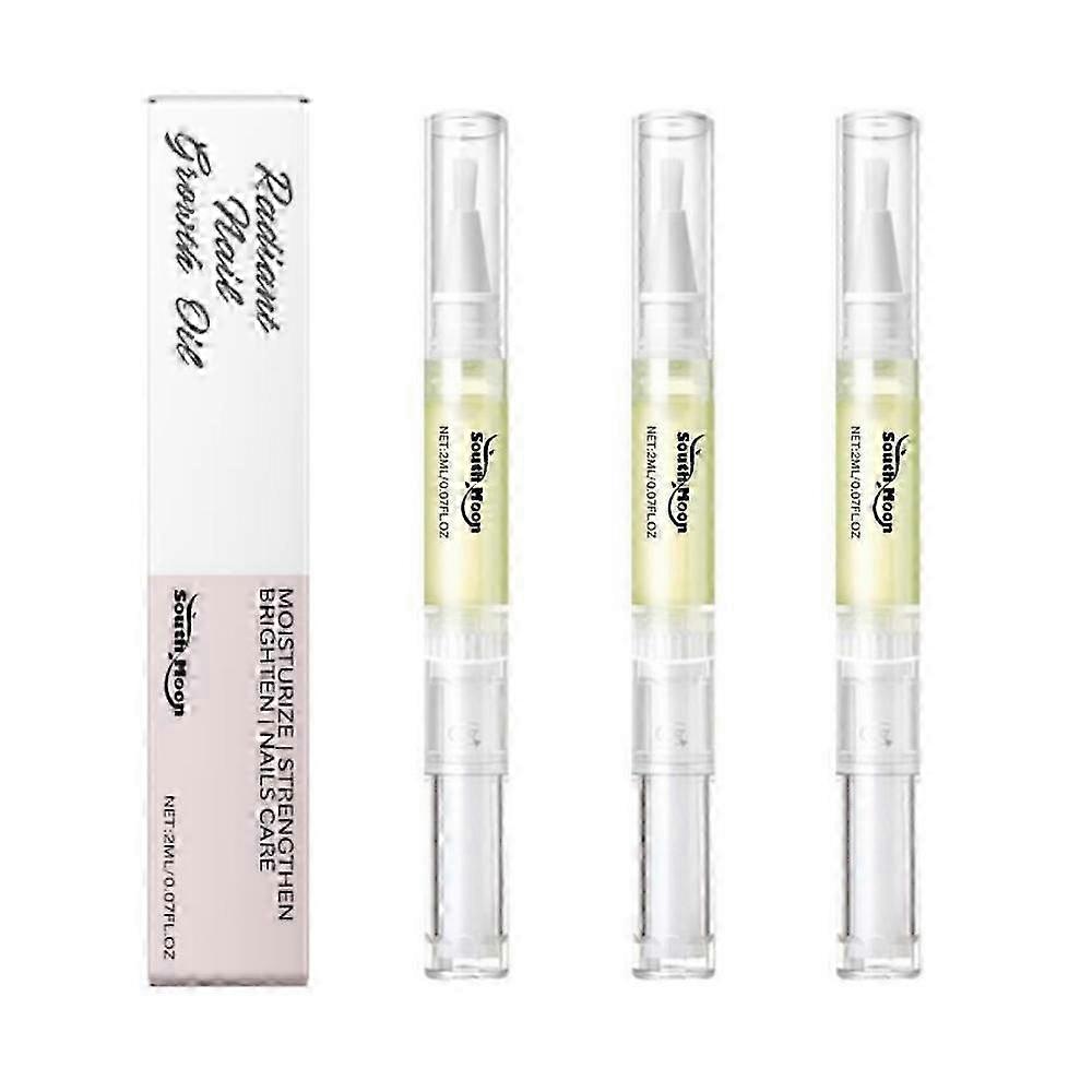 3pcs Radiant Nail Growth Oil, Anti Fungus Nail Strengthener Brightening Nail Growth Repair Oil for Toenails and Fingernails-yc