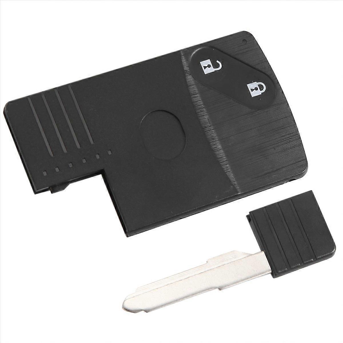 2 Button Smart Card Remote Key Shell Case for 5 6 CX-7 CX-9 RX8 Miata